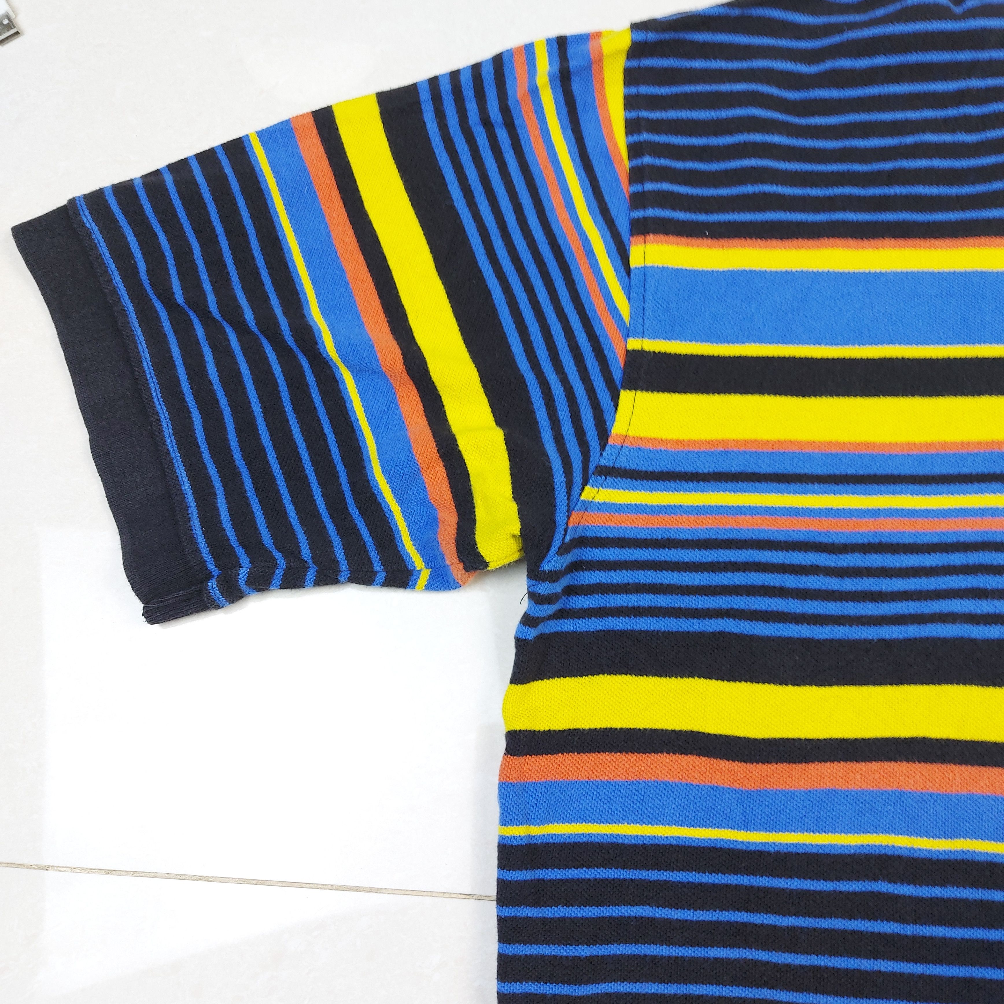 Mecca Vintage Y2K MECCA USA Striped Casual Knit Polo Shirt Size US L / EU 52-54 / 3 - 7 Thumbnail