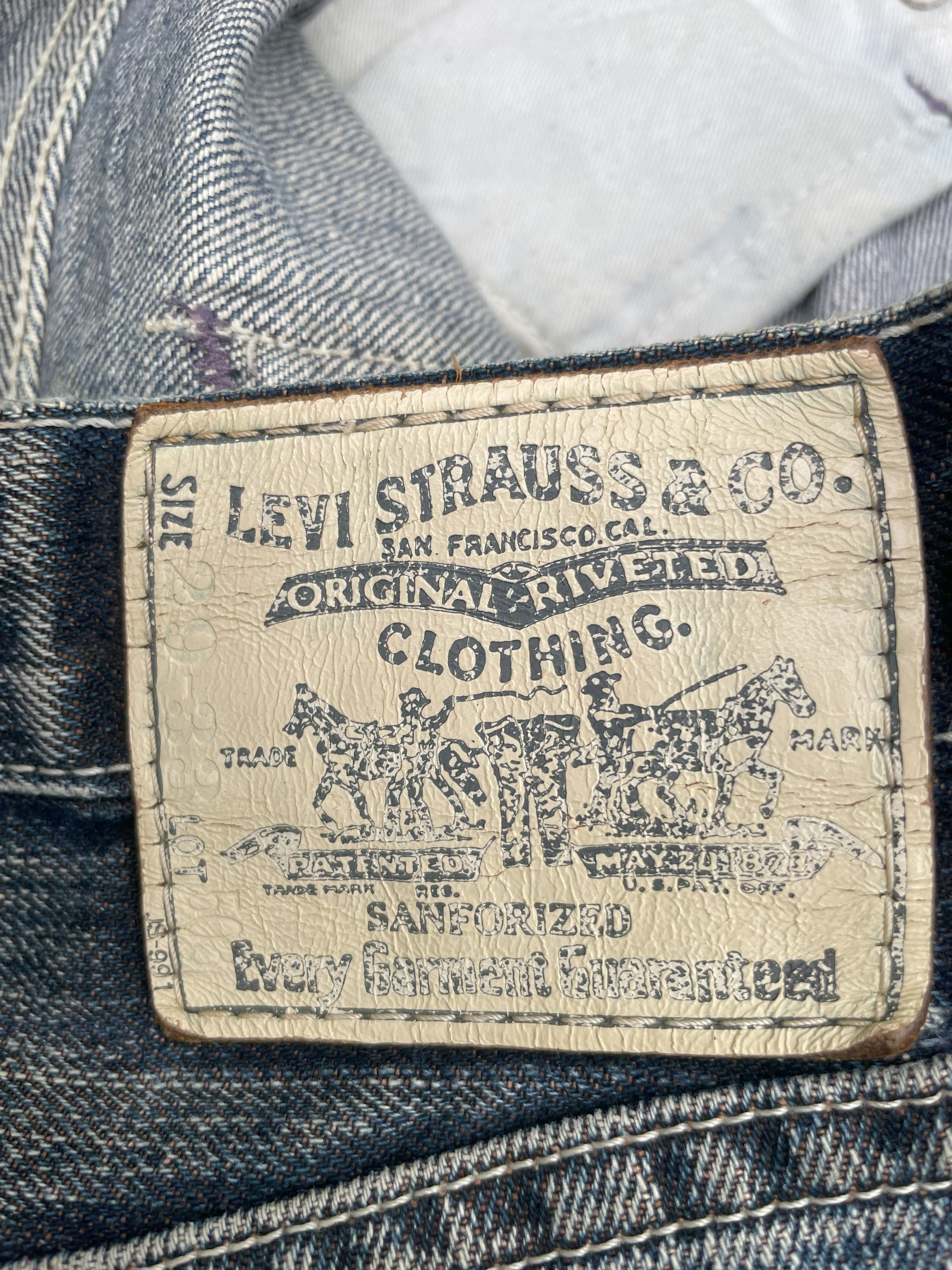 Levi's Vintage Levis 503 Faded Distresed Denim Size US 30 / EU 46 - 17 Thumbnail