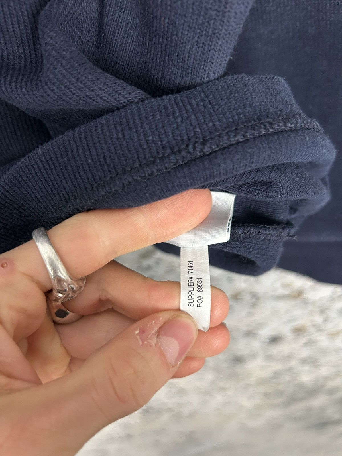Polo Ralph Lauren Polo Ralph Lauren Half Zip Navy Sweatshirt 90s Premium Size US S / EU 44-46 / 1 - 7 Thumbnail
