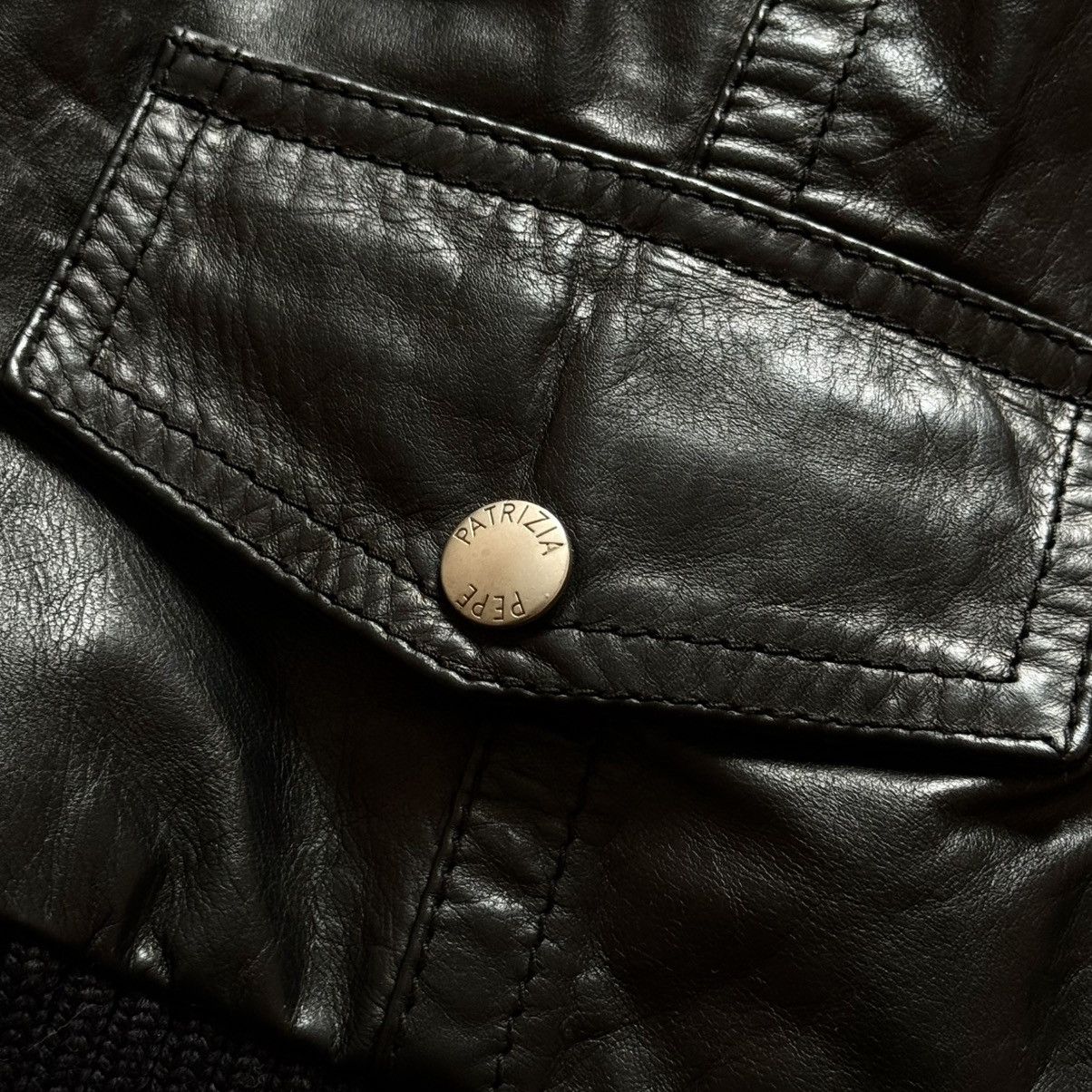 Patrizia Pepe Patrizia Pepe Leather Biker Jacket Zip Demeulemeester Vibe Size M / US 6-8 / IT 42-44 - 5 Thumbnail