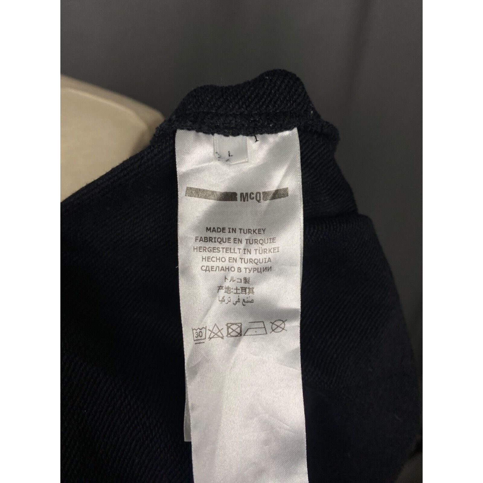 McQ Alexander McQueen McQ Alexander McQueen Black and Yellow Psycho Billy Slouch S Size US L / EU 52-54 / 3 - 10 Thumbnail