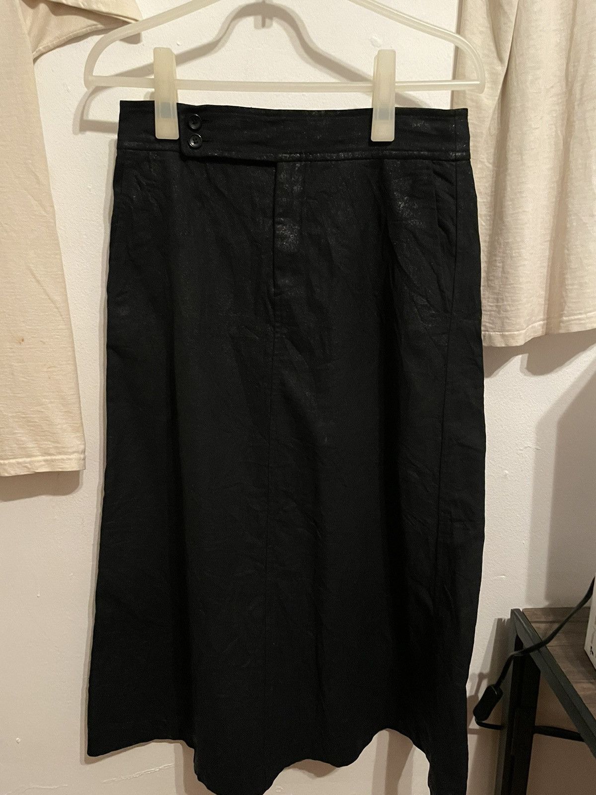 Comme des Garcons Coated Maxi Skirt Size 28" / US 6 / IT 42 - 1 Thumbnail