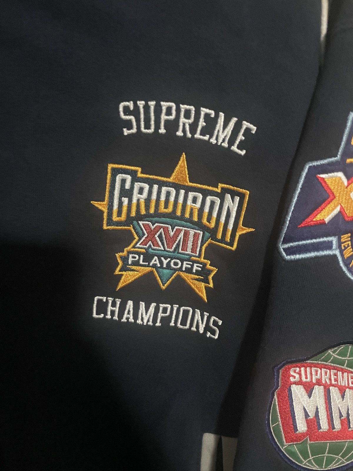 Supreme Supreme playoff patchwork hoodie Size US M / EU 48-50 / 2 - 4 Thumbnail