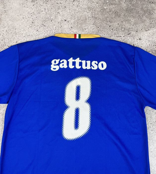 Soccer Jersey Italy Soccer Gattuso Vintage T Shirt | Grailed