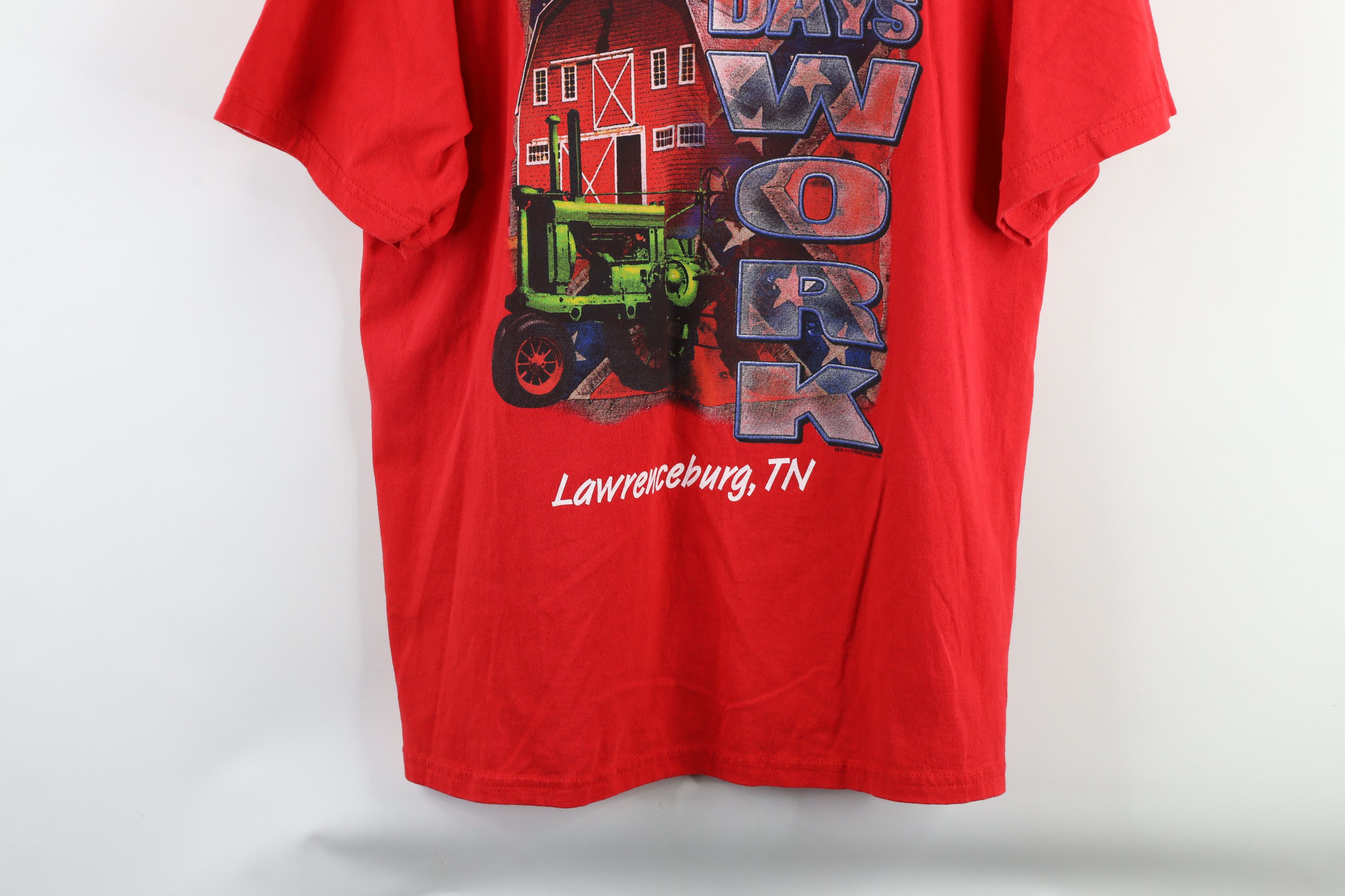 Vintage Vintage Streetwear Tractor Show Tennessee T-Shirt Red Size US XL / EU 56 / 4 - 3 Thumbnail