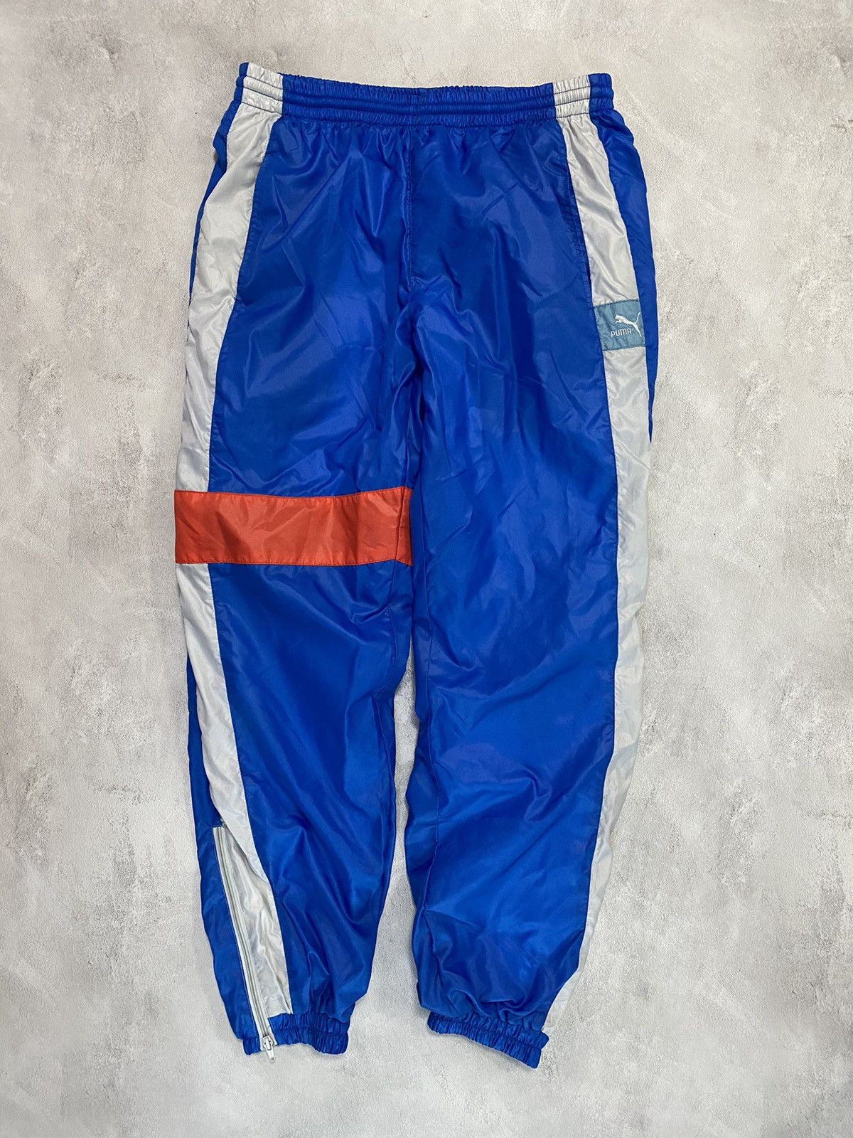 Puma × Vintage 💙 Vintage 90s track suit Puma Jacket + Pants oversized Size US 36 / EU 52 - 7 Thumbnail
