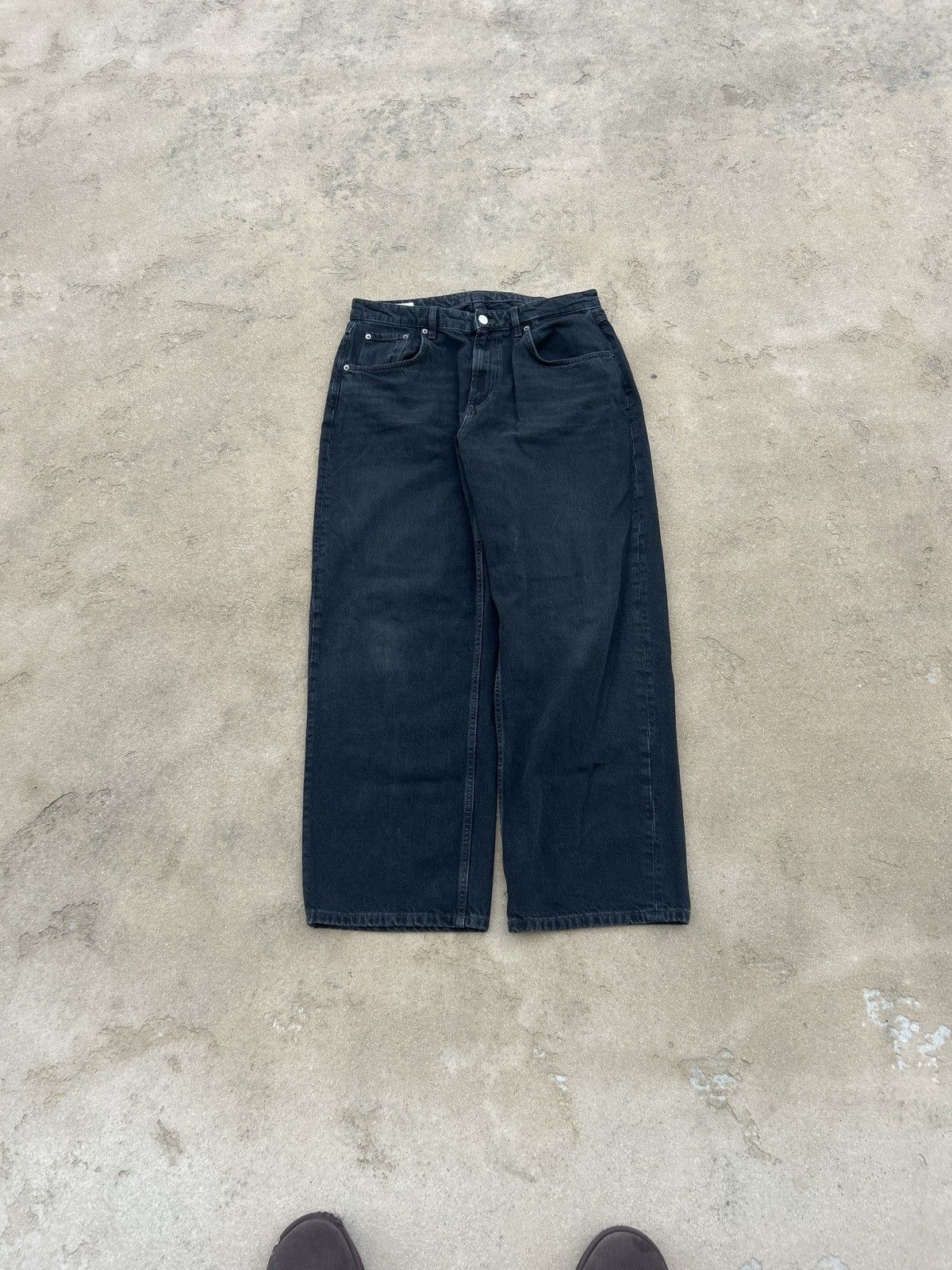 Japanese Brand × Vintage VINTAGE BLACK DENIM Size US 34 / EU 50 - 1 Thumbnail