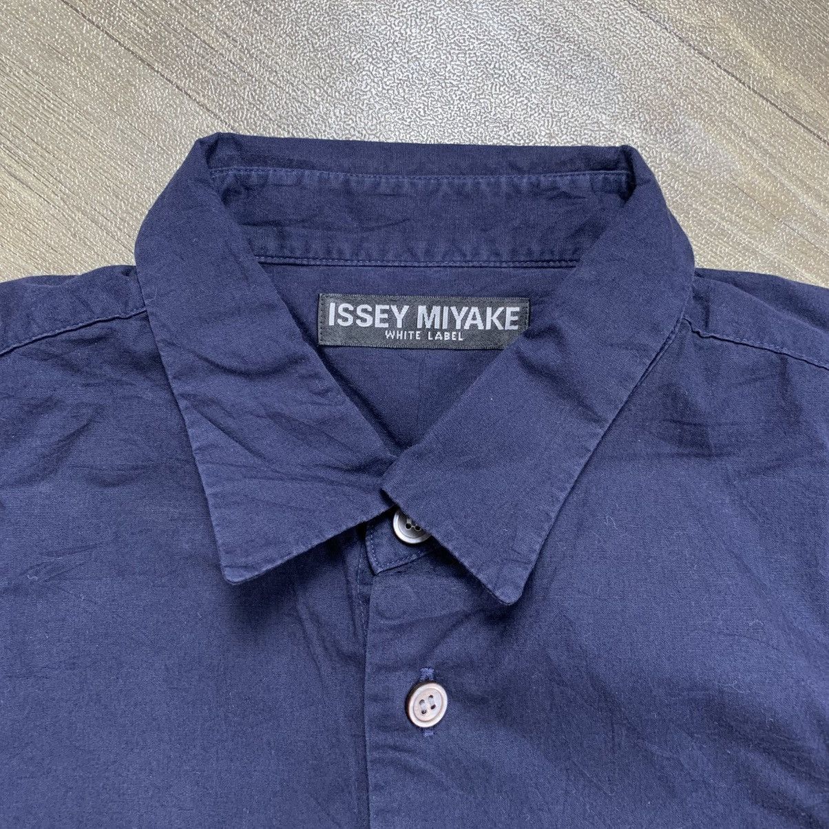 Issey Miyake Issey Miyake White Label Dark Navy Shirt Size US L / EU 52-54 / 3 - 2 Thumbnail
