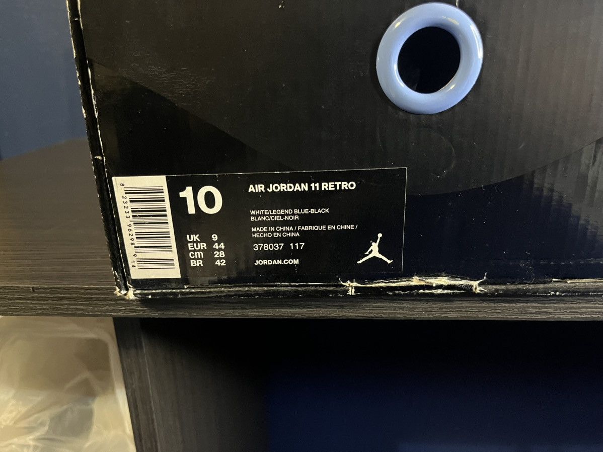 Jordan Brand Jordan 11 Legend Blue 2014 Size US 10 / EU 43 - 7 Thumbnail