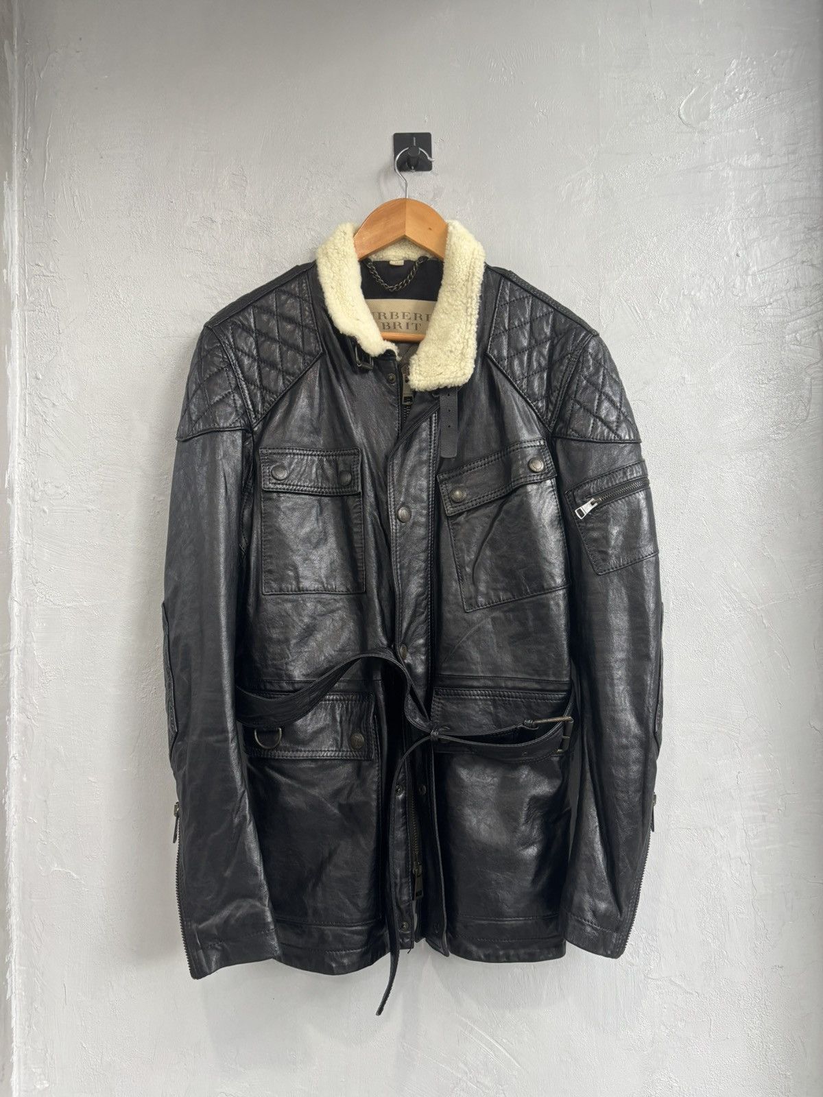 Burberry Burberry By Christopher Bailey M-65 lamb leather jacket. Size US M / EU 48-50 / 2 - 6 Thumbnail
