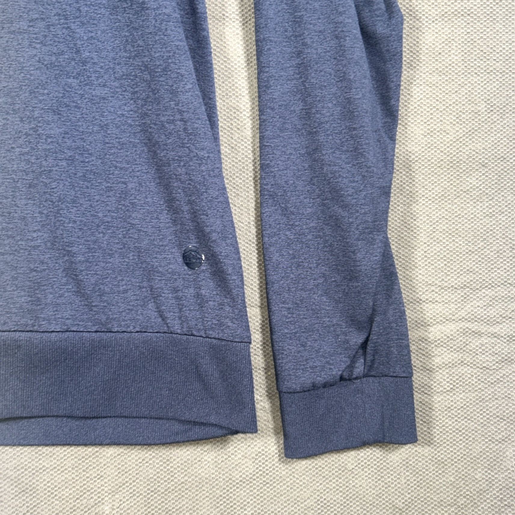 Vintage L.L. Bean Hooded Pullover Shirt XL Men Blue High Neck Sweatshirt Regular Size US XL / EU 56 / 4 - 3 Thumbnail
