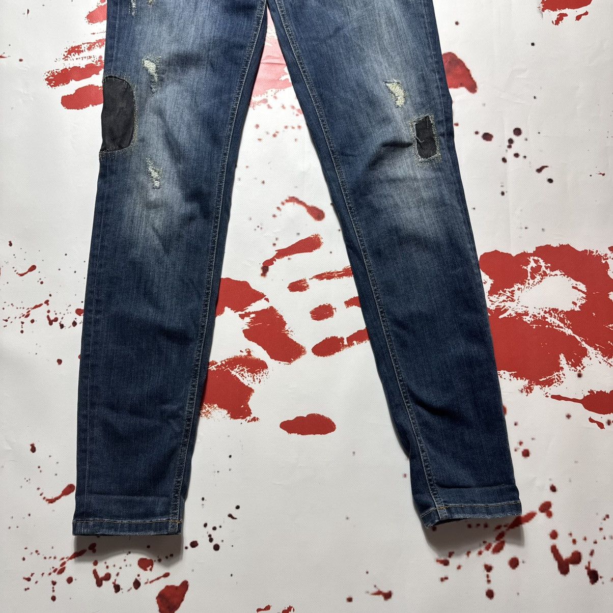 Roberto Cavalli vintage just cavalli jeans roberto cavalli big logo skinny Size 31" - 6 Thumbnail