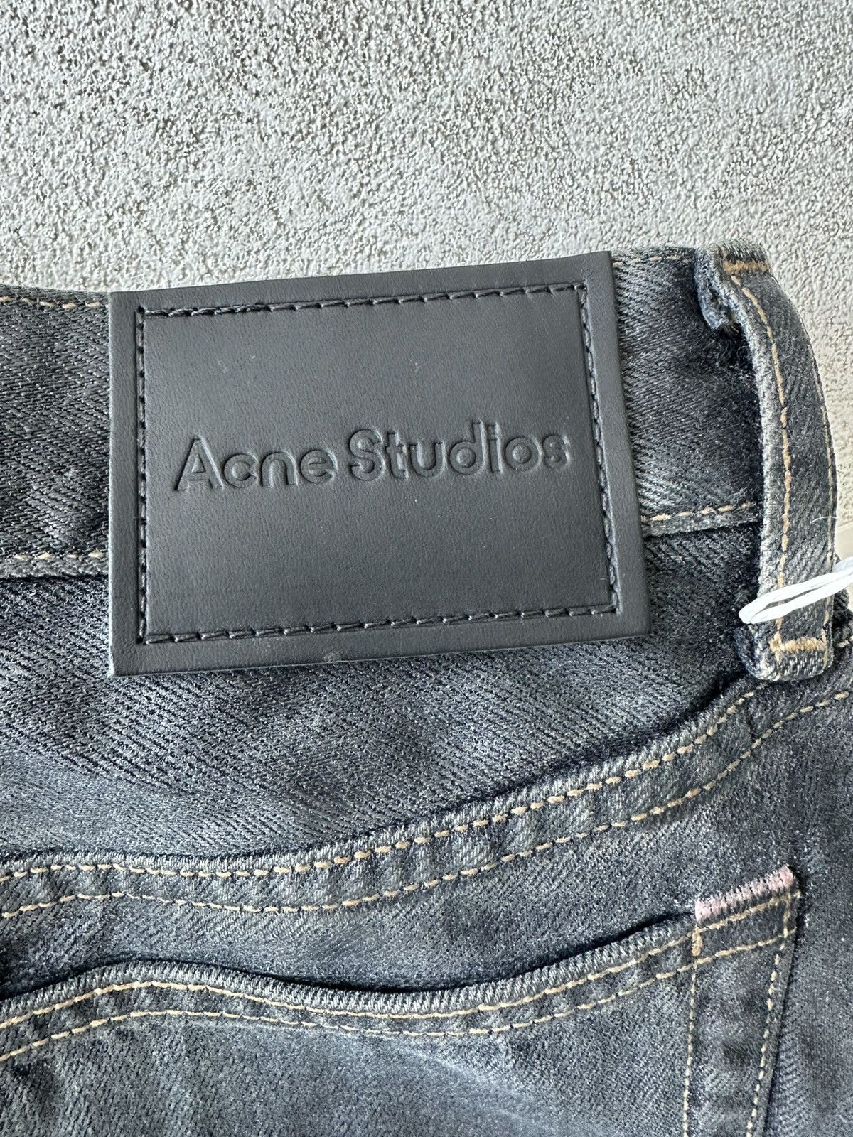 Acne Studios Acne Studios 2006F Coated Glossy Black Jeans 27 Size 27" / US 4 / IT 40 - 6 Thumbnail