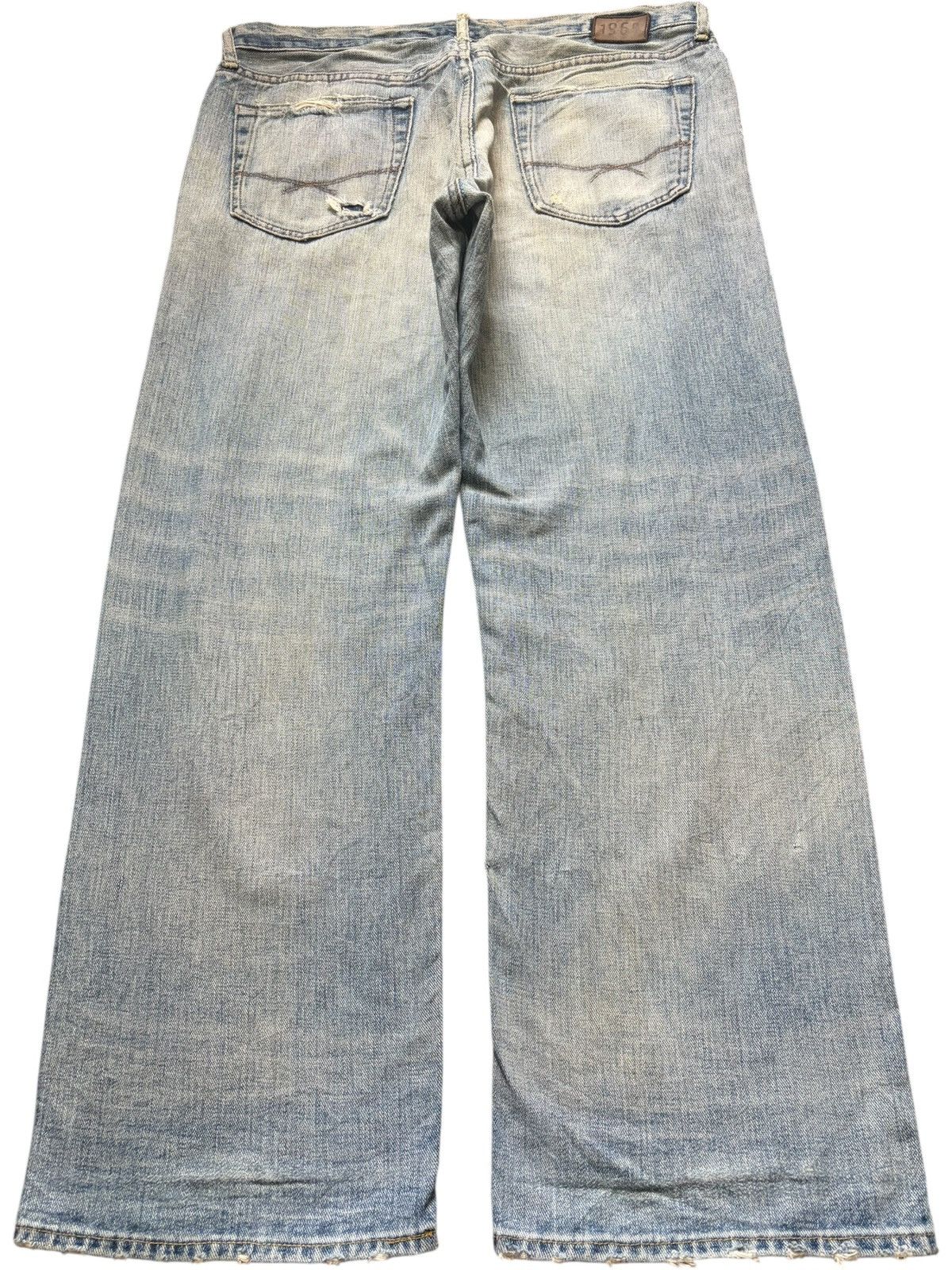 Gap Vintage Gap Mud Wash Distressed Baggy Jeans Size US 38 / EU 54 - 2 Thumbnail