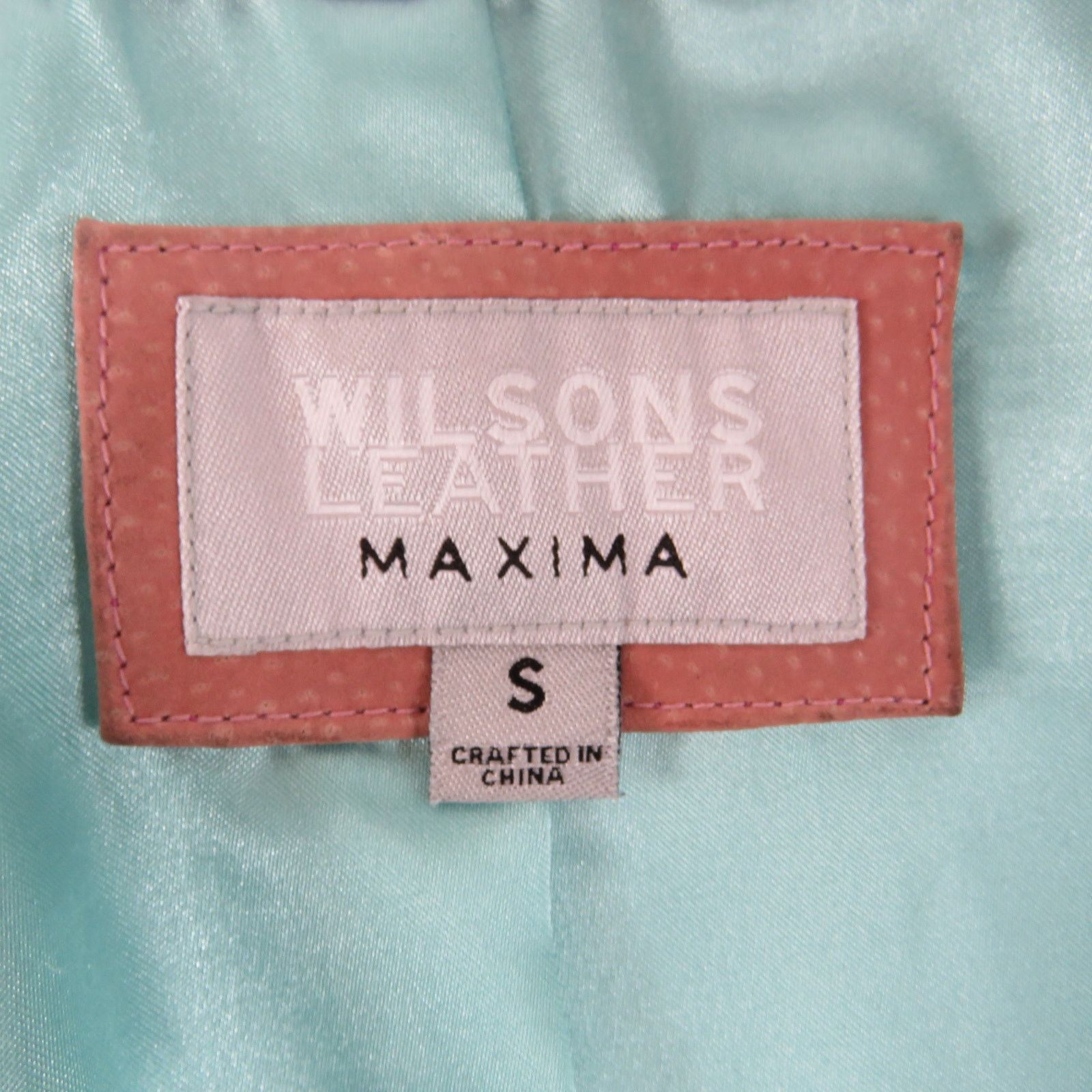 Vintage × Wilsons Leather Vintage Wilsons Leather Pink Leather Jacket Suede Small Size S / US 4 / IT 40 - 10 Thumbnail
