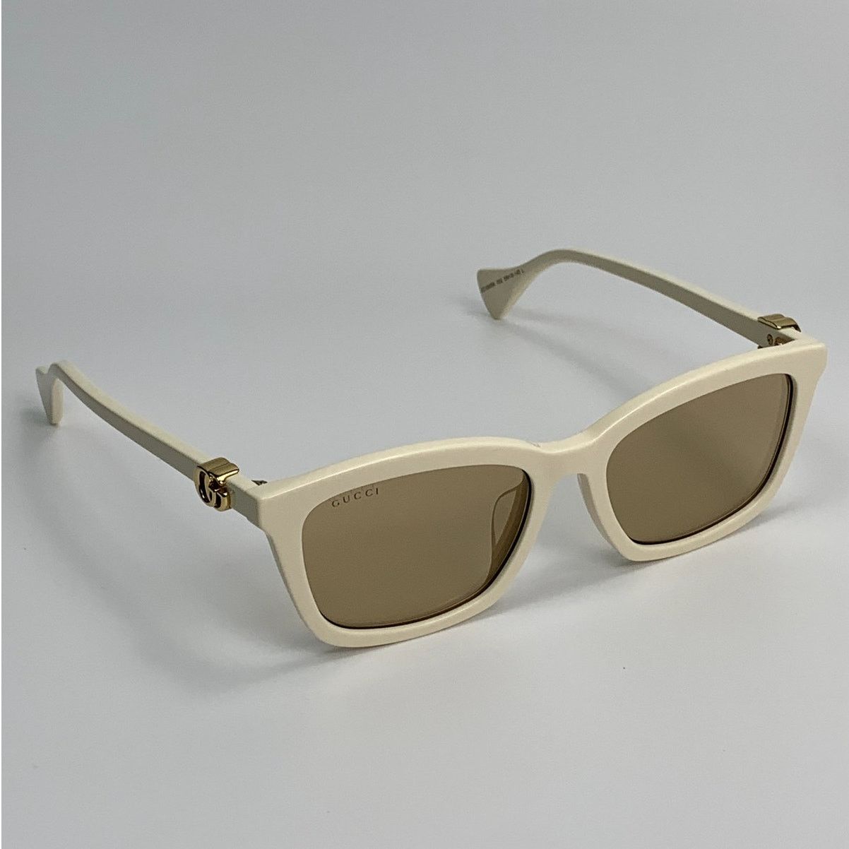 Gucci NEW Gucci Sunglasses GG1596SK 002 Ivory/Nude Flash Authentic Size ONE SIZE - 8 Thumbnail