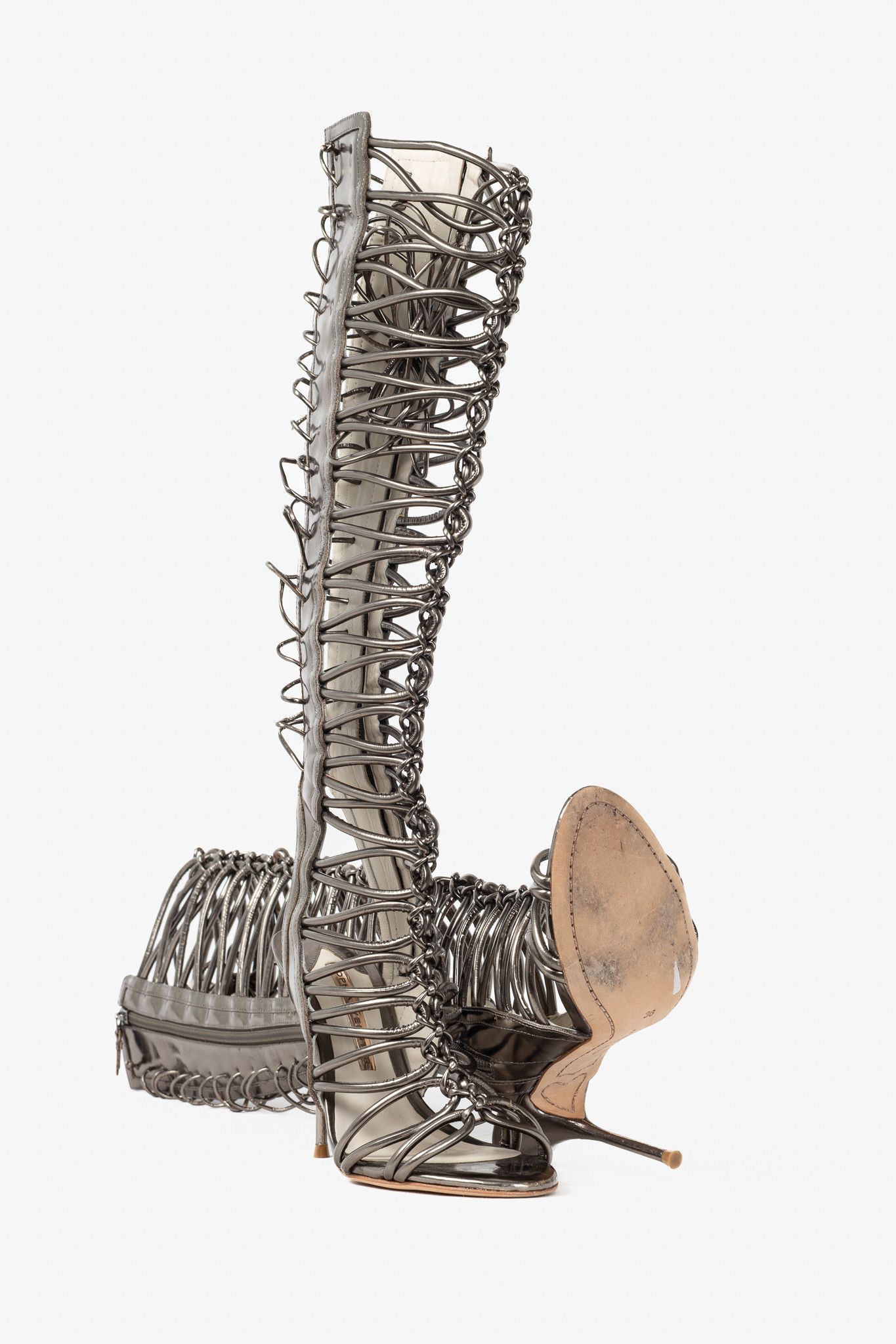 Sophia Webster Sophia Webster Clementine To-The-Knee Gladiator Sandal Boots Size US 5.5 / IT 35.5 - 4 Thumbnail