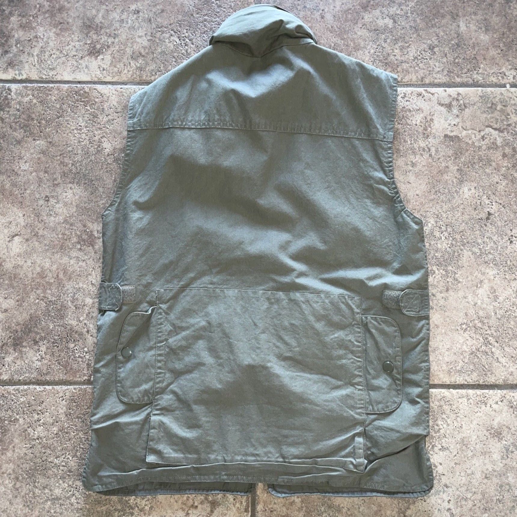 Banana Republic VINTAGE Banana Republic Safsri Gray Full Zip Vest Mens XS Biker Size US XS / EU 42 / 0 - 4 Thumbnail