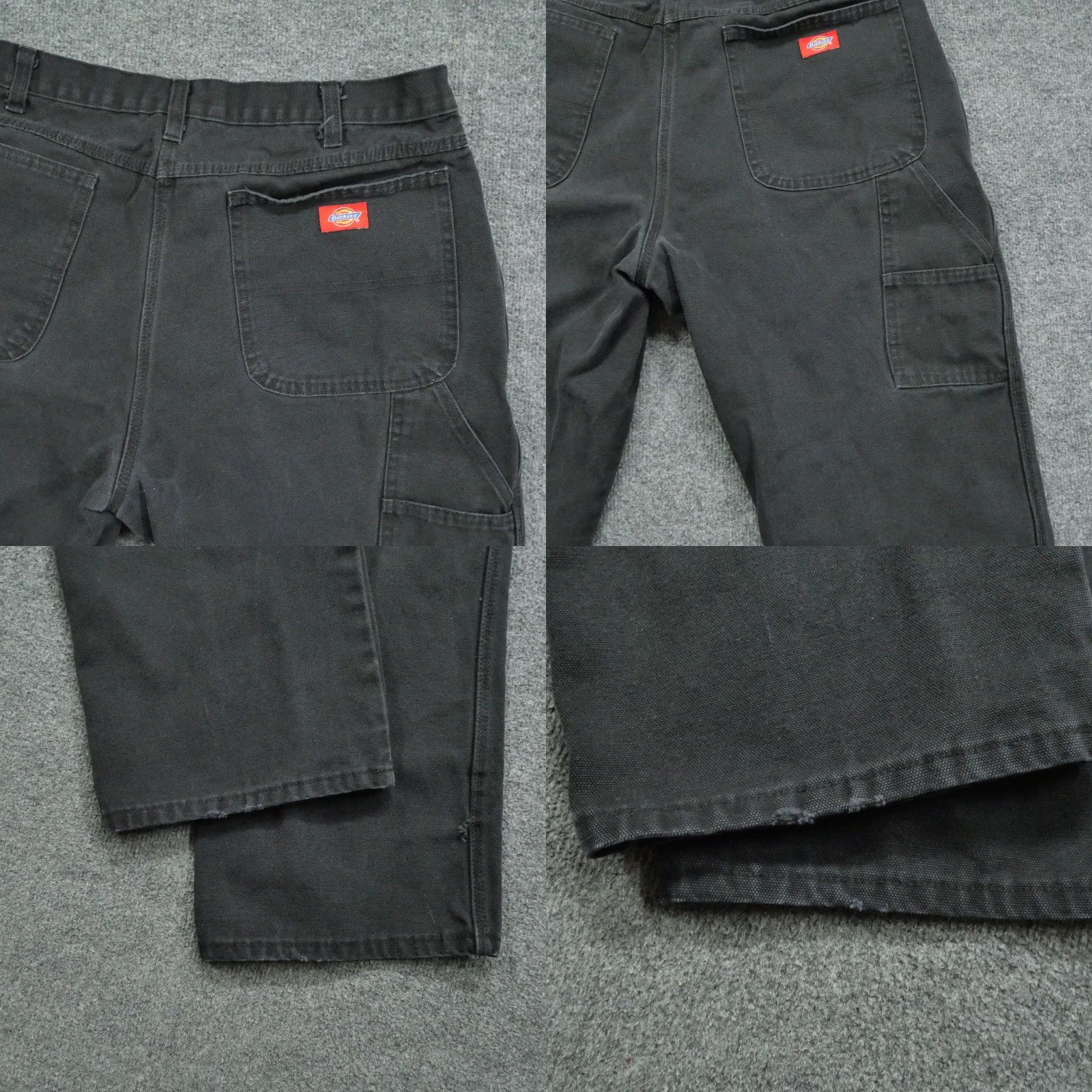Dickies Dickies Pants Mens 38 Black Faded Canvas Grunge Workwear Adult Casual Straight Leg Carpenter 90s Mens Size US 38 / EU 54 - 9 Thumbnail