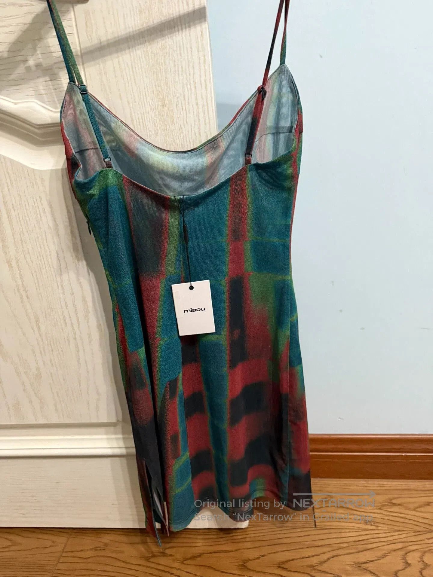Miaou Miaou Printed Mesh Dress for Women. Size M / US 6-8 / IT 42-44 - 3 Thumbnail