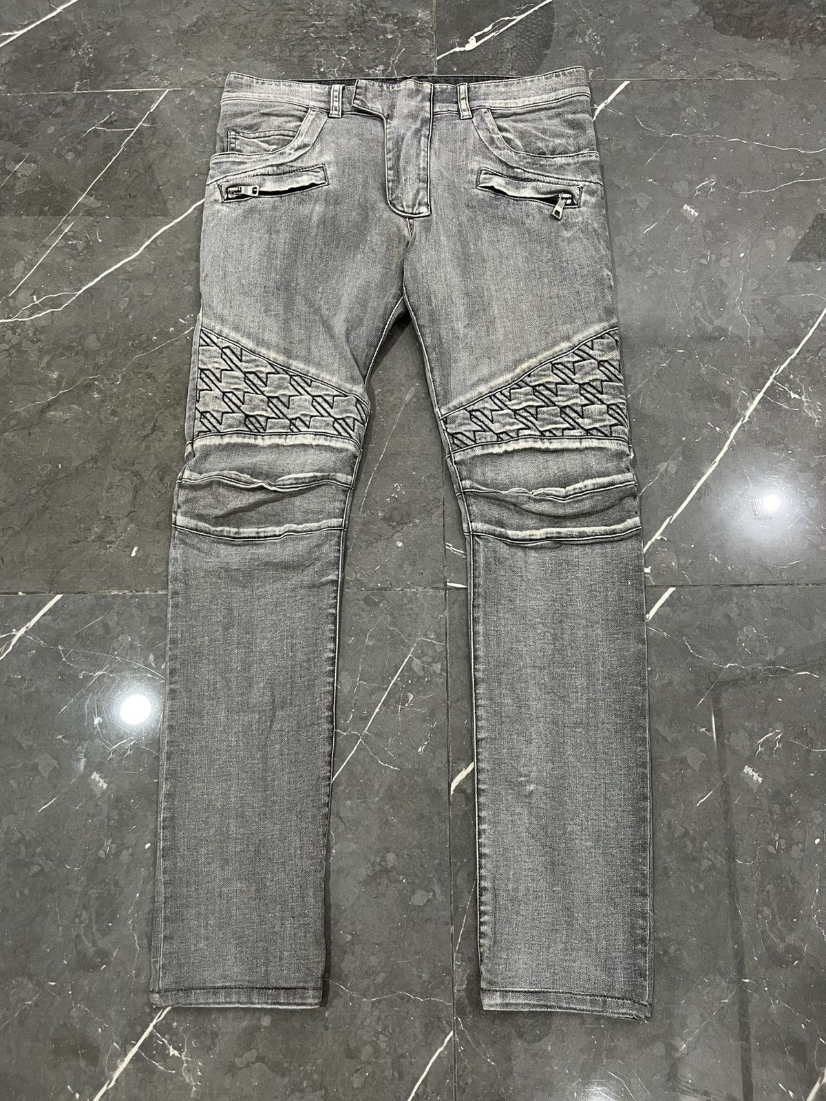 Balmain Balmain bikers jeans Size US 29 - 1 Thumbnail