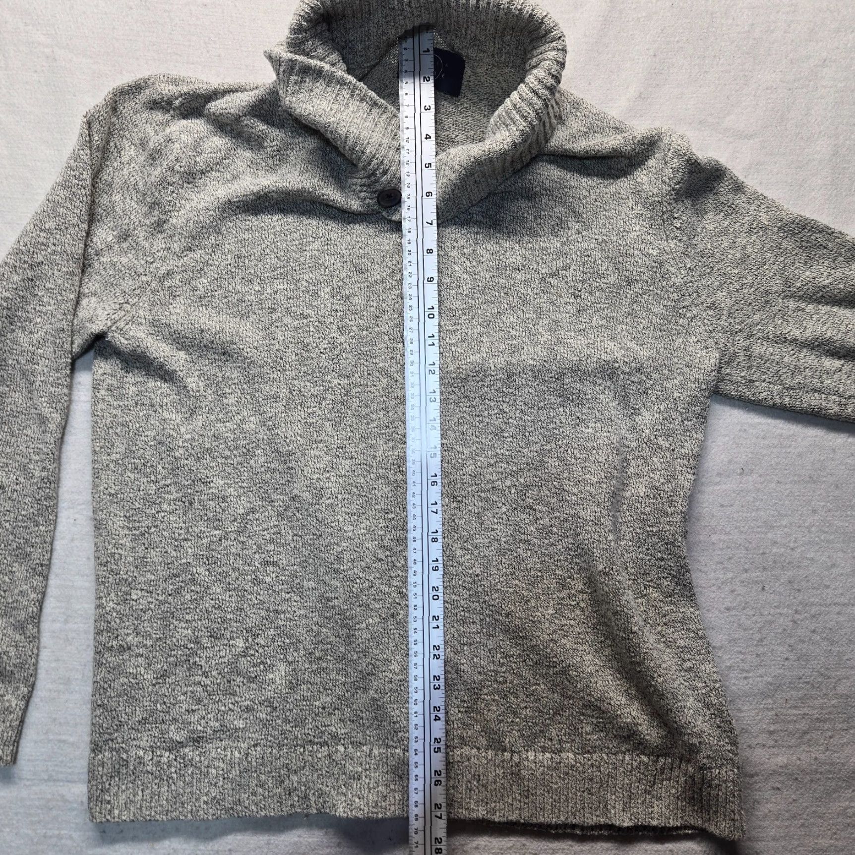 Vintage Even Gray Long Sleeve Cowl Neck Knitted Pullover Sweater Women XL Size XL / US 12-14 / IT 48-50 - 5 Thumbnail