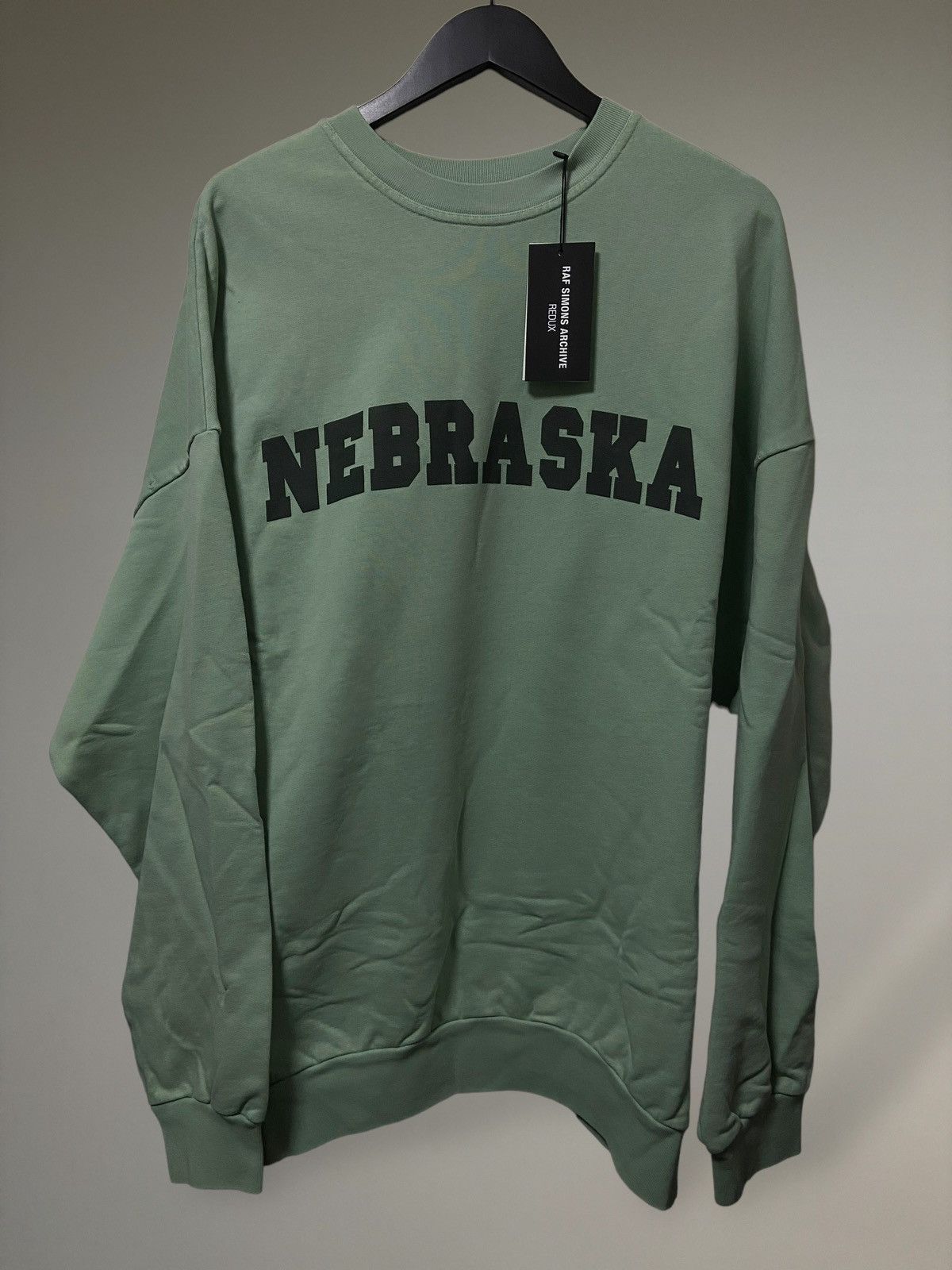 image of Ds Raf Simons Nebraska Crewneck Sweatshirt, Men's (Size Small)