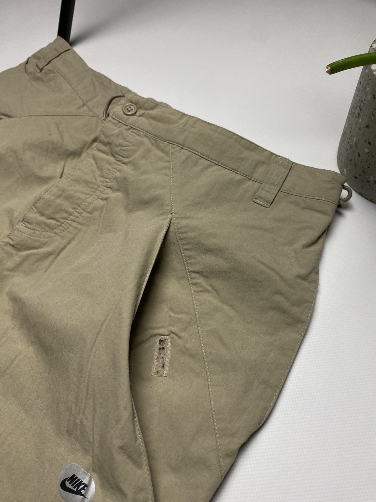 Nike × Vintage Nike vintage rare pants y2k drill Size US 31 - 8 Thumbnail