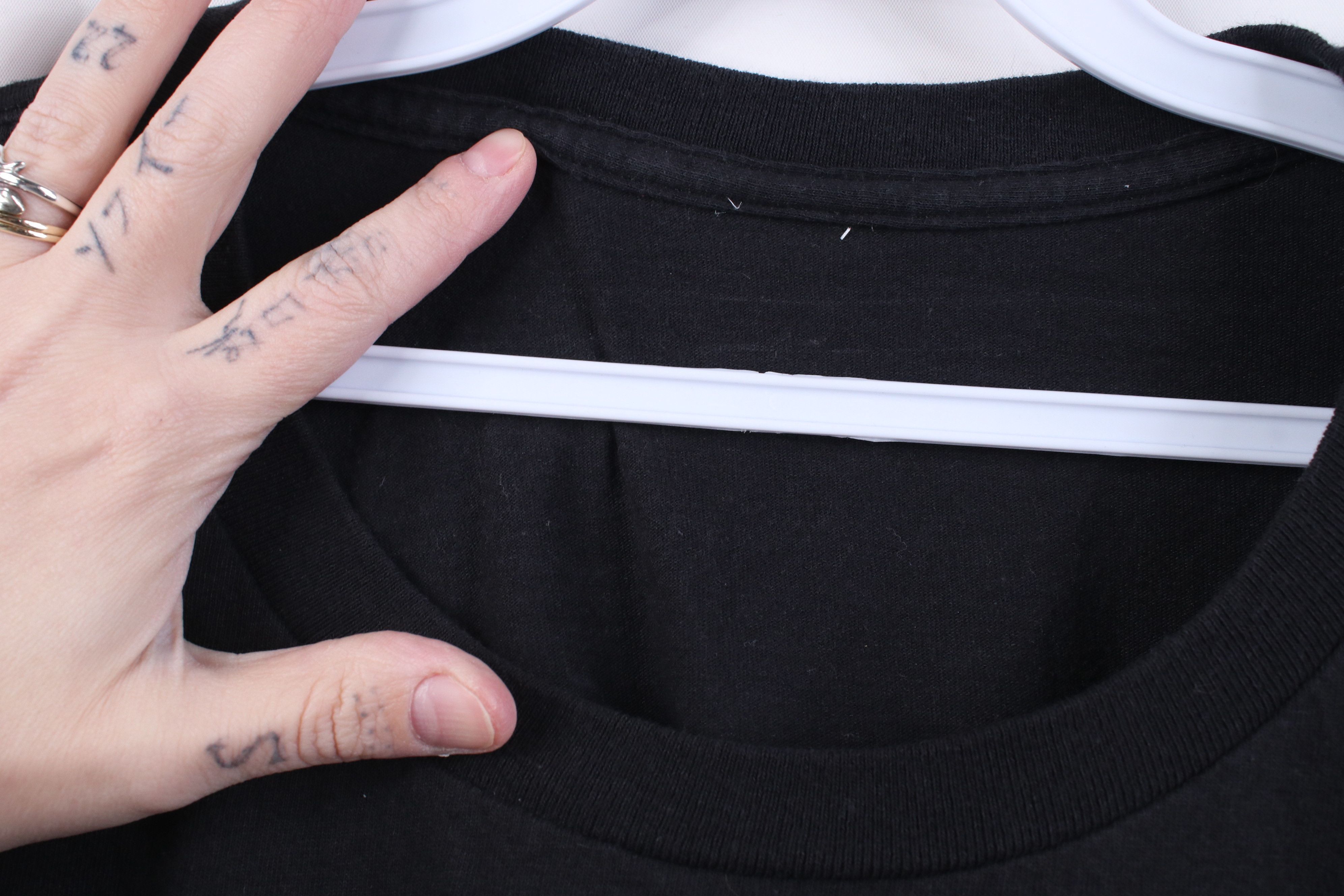 Vintage Vintage 90s Y2K Streetwear Short Sleeve T-Shirt Black Cotton Size US XL / EU 56 / 4 - 4 Thumbnail