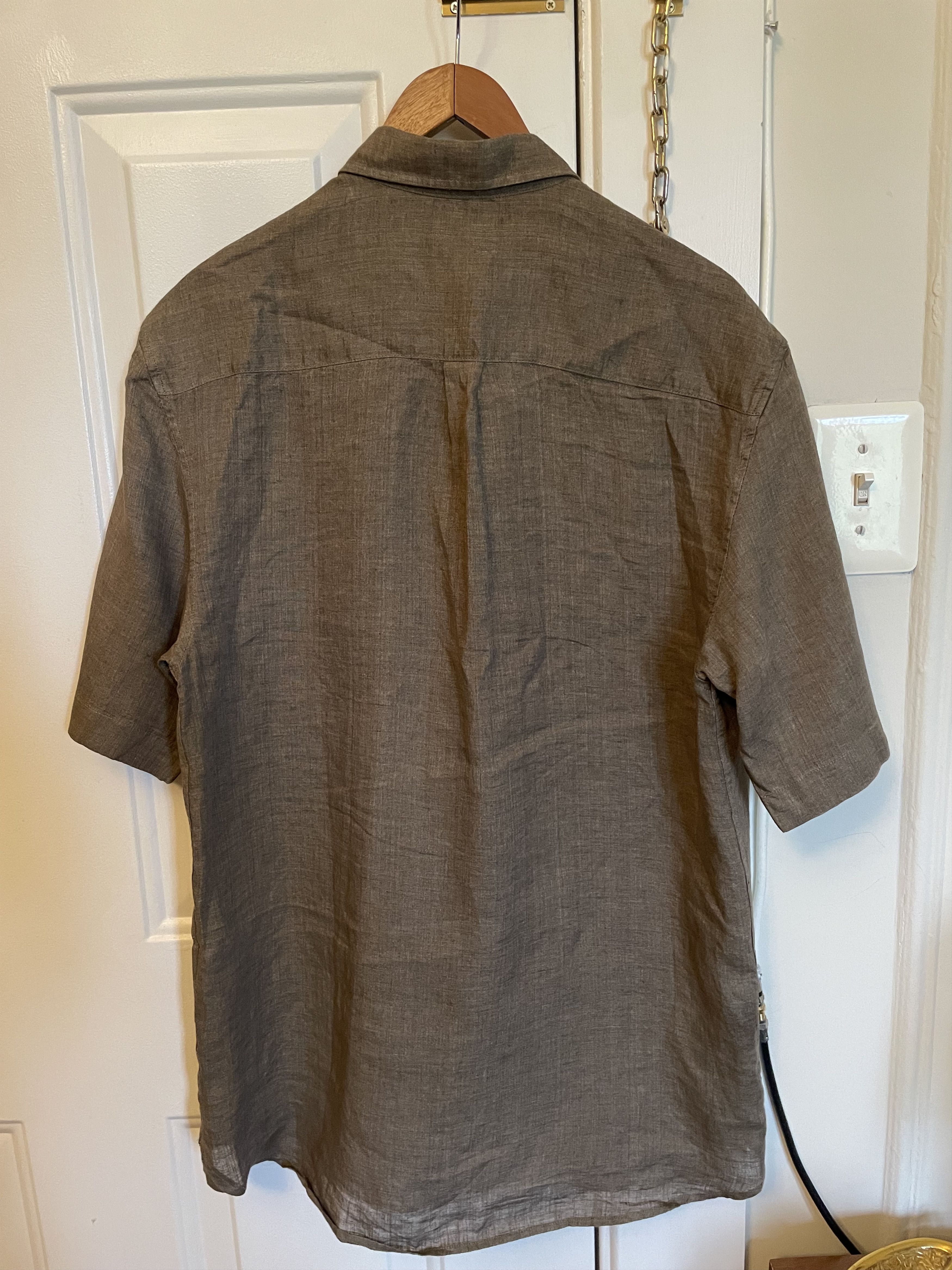 Sunspel Short Sleeve Linen Shirt Size US S / EU 44-46 / 1 - 2 Thumbnail