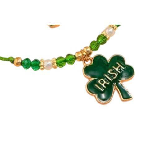 Handmade St Patricks Day Shamrock Knotted String Beaded Bracelet Ankl Size ONE SIZE - 9 Thumbnail