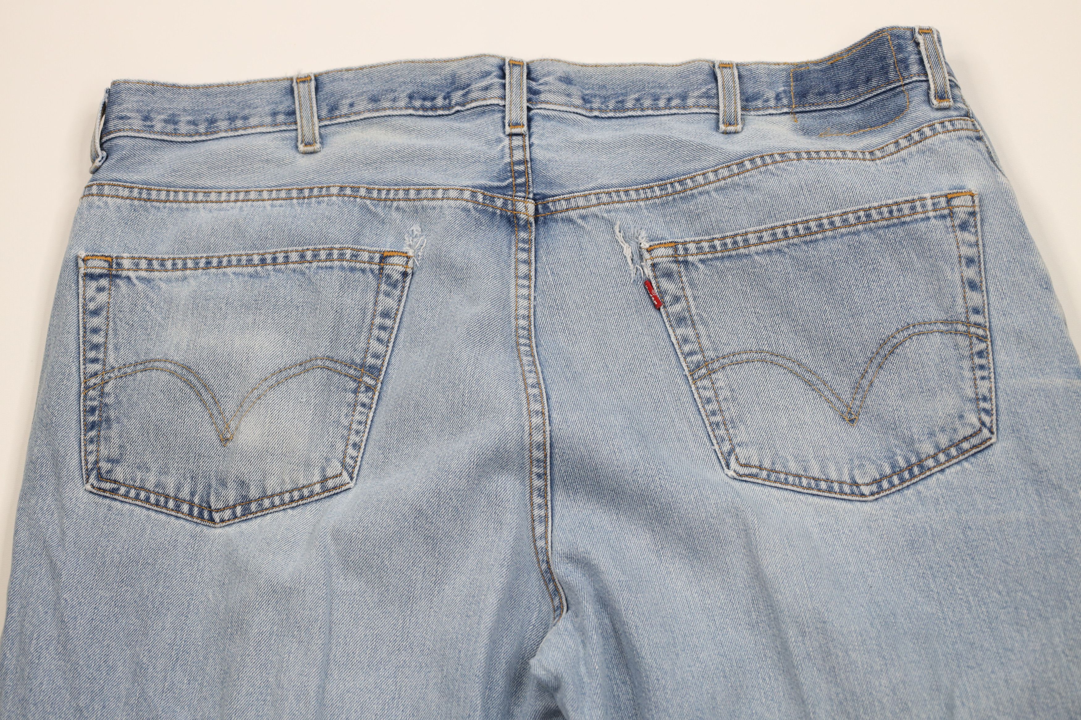 Levi's Vintage Y2K 2003 Levis 550 Relaxed Fit Denim Jeans Blue Size US 42 / EU 58 - 12 Thumbnail