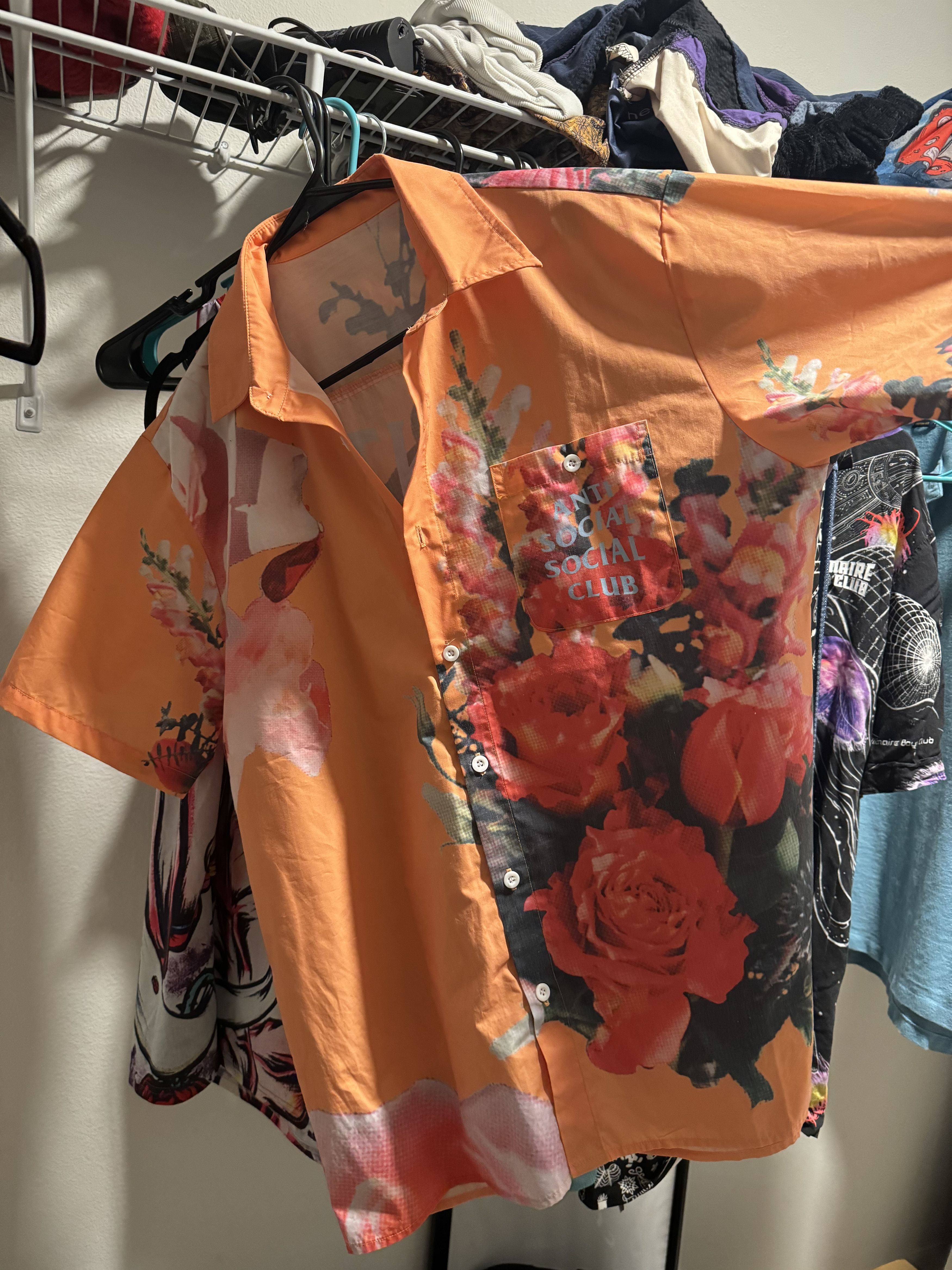 Anti Social Social Club Kkoch summers over short sleeve button up Size US L / EU 52-54 / 3 - 3 Thumbnail