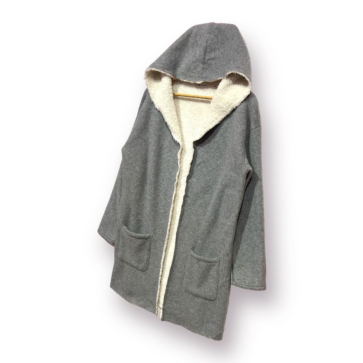 Japanese Brand × Other × Takeo Kikuchi 🔥 TAKEO KIKUCHI FLEECE LINED OPEN CARDIGAN - M Size L / US 10 / IT 46 - 2 Thumbnail
