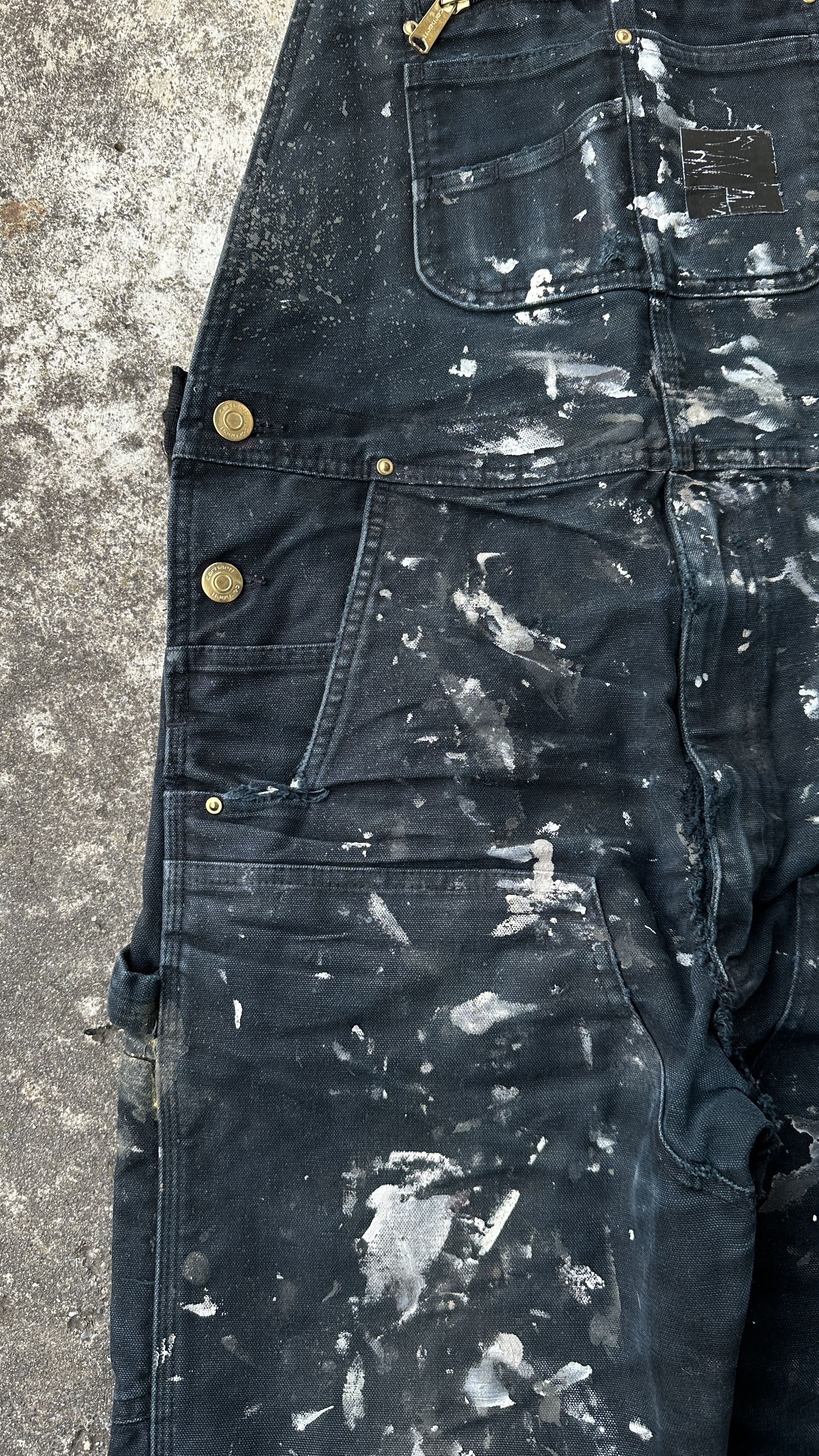 Carhartt Painter Trashed Farmer Bib Workwear distressed Overall Size US 36 / EU 52 - 4 Thumbnail