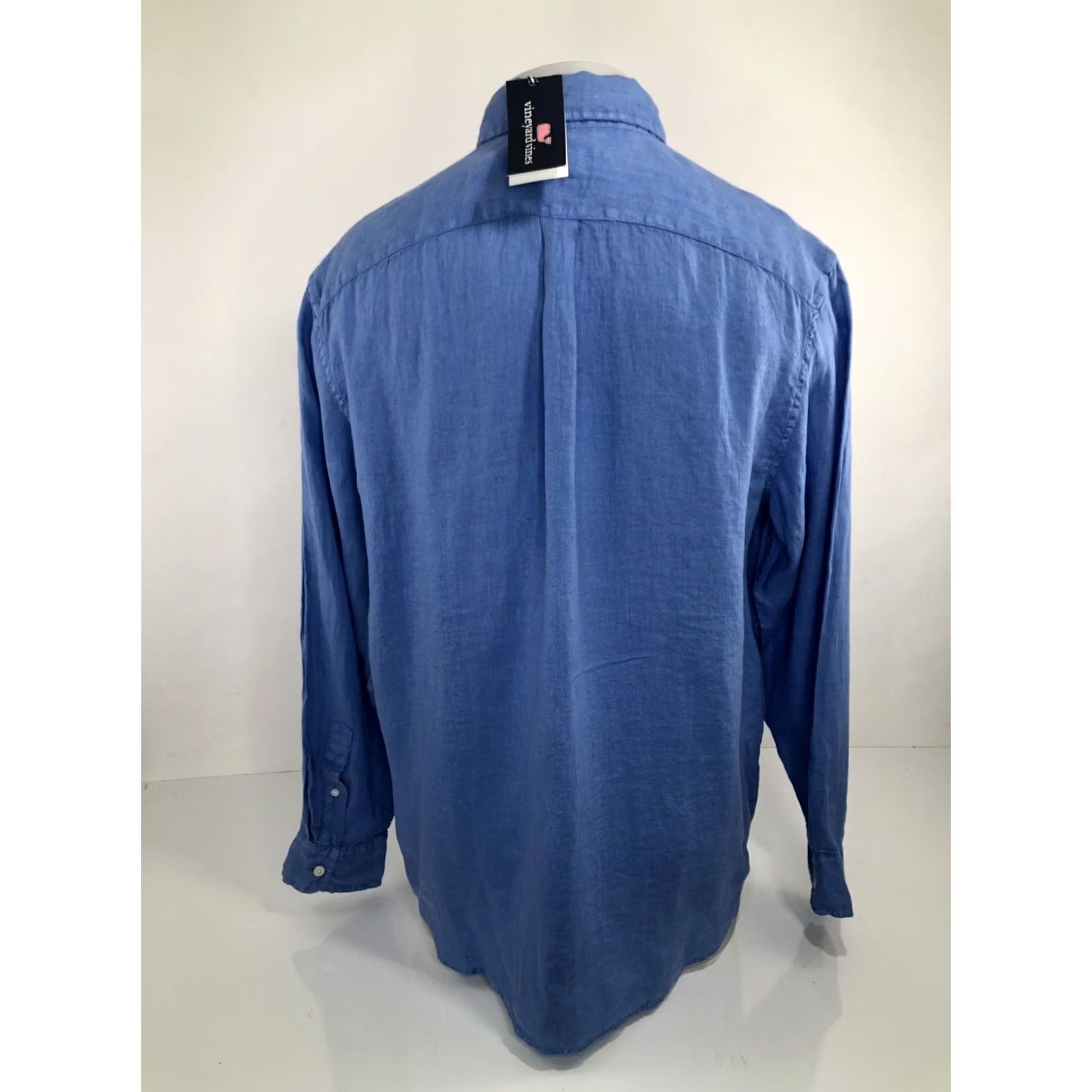 Vineyard Vines VINEYARD VINES Murray Shirt - Linen - Button-Up - Mens L - Blue - Long Sleeve - 100% Linen - New w TAGS Size US L / EU 52-54 / 3 - 4 Thumbnail