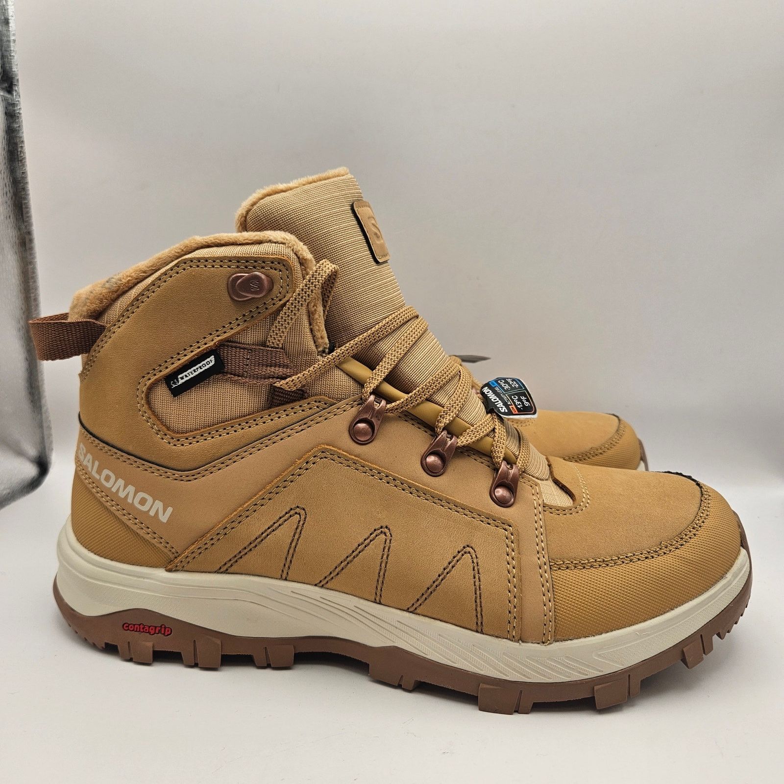 Salomon SALOMON WOMEN'S 8.5 OUTCHILL THINSULATE CSWP TAFFY ALMOND Size US 8.5 / IT 38.5 - 4 Thumbnail