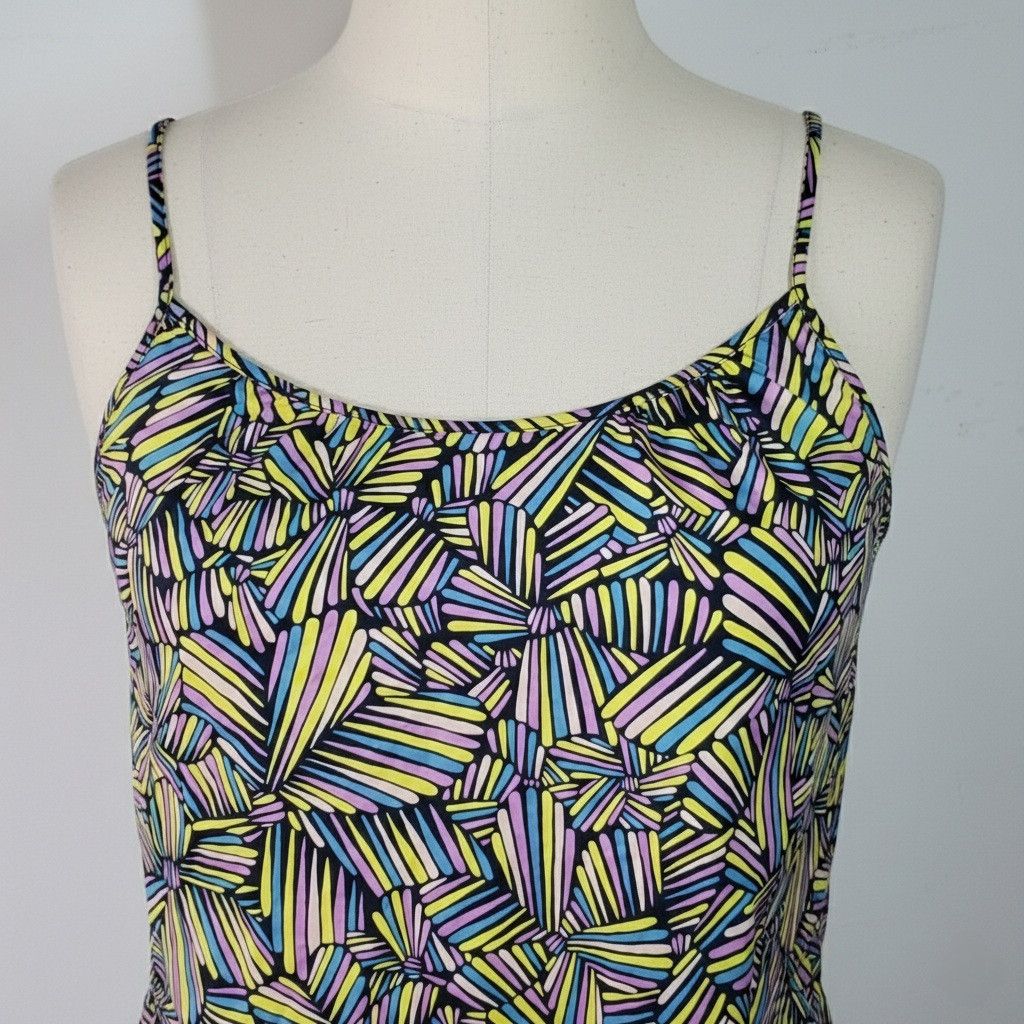 Marc Jacobs Marc Jacobs Size M Dress Abstract Floral Spaghetti Strap Size M / US 6-8 / IT 42-44 - 5 Thumbnail