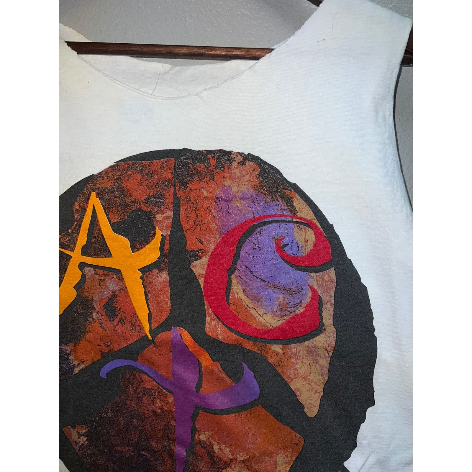 Vintage Womens Vintage Alice And Chains Crop Top Shirt VTG 90s Large Size L / US 10 / IT 46 - 3 Thumbnail