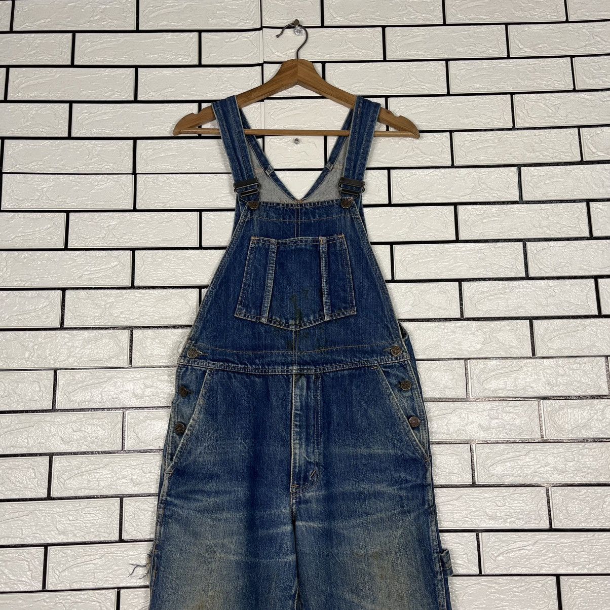 American Apparel Vintage Bobson Western Denim Overall Size US 30 / EU 46 - 3 Thumbnail