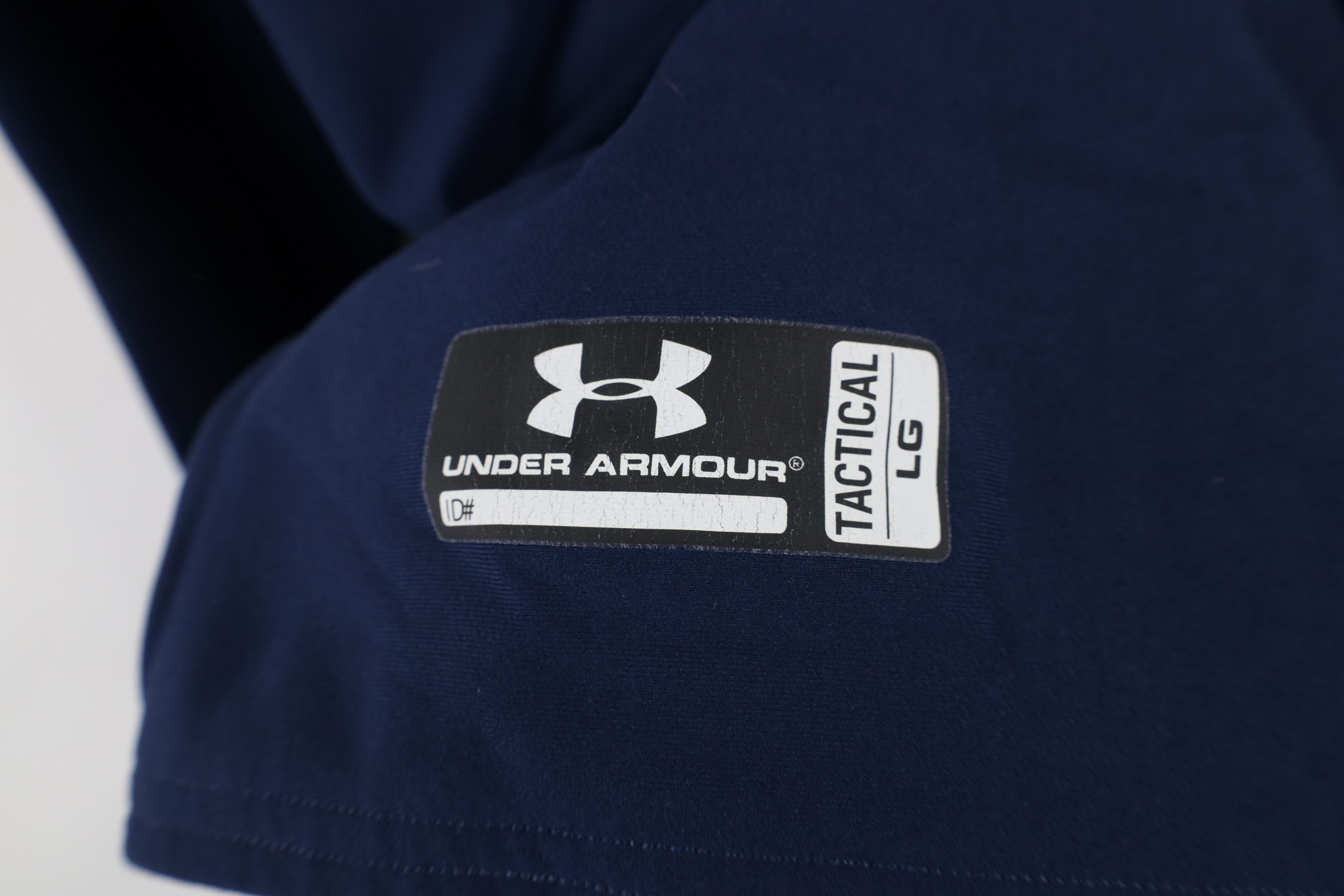 Under Armour × Vintage Under Armour Tactical Mock Neck Compression T-Shirt Blue Size US L / EU 52-54 / 3 - 11 Thumbnail
