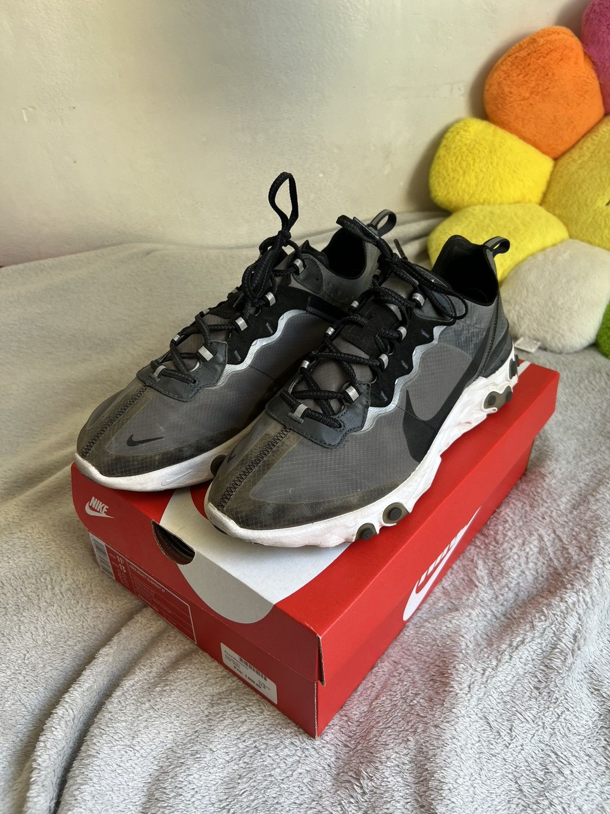 Nike Nike react element 87 anthracite black Size US 11.5 / EU 44-45 - 6 Thumbnail