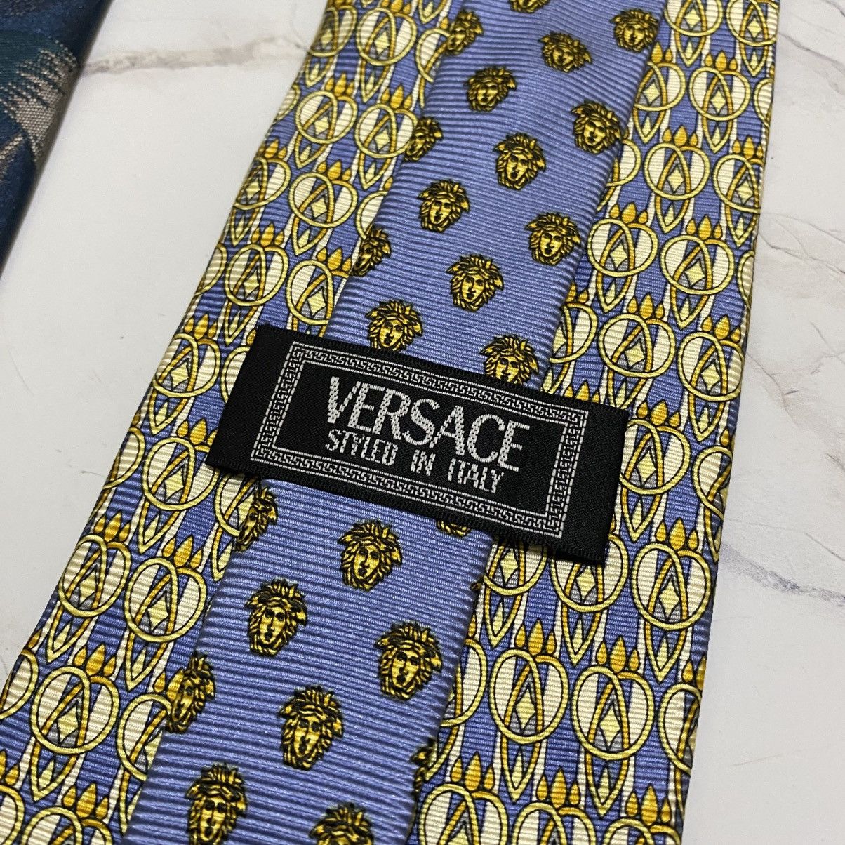 Versace Versace “Medusa” Neck Tie Size ONE SIZE - 5 Thumbnail