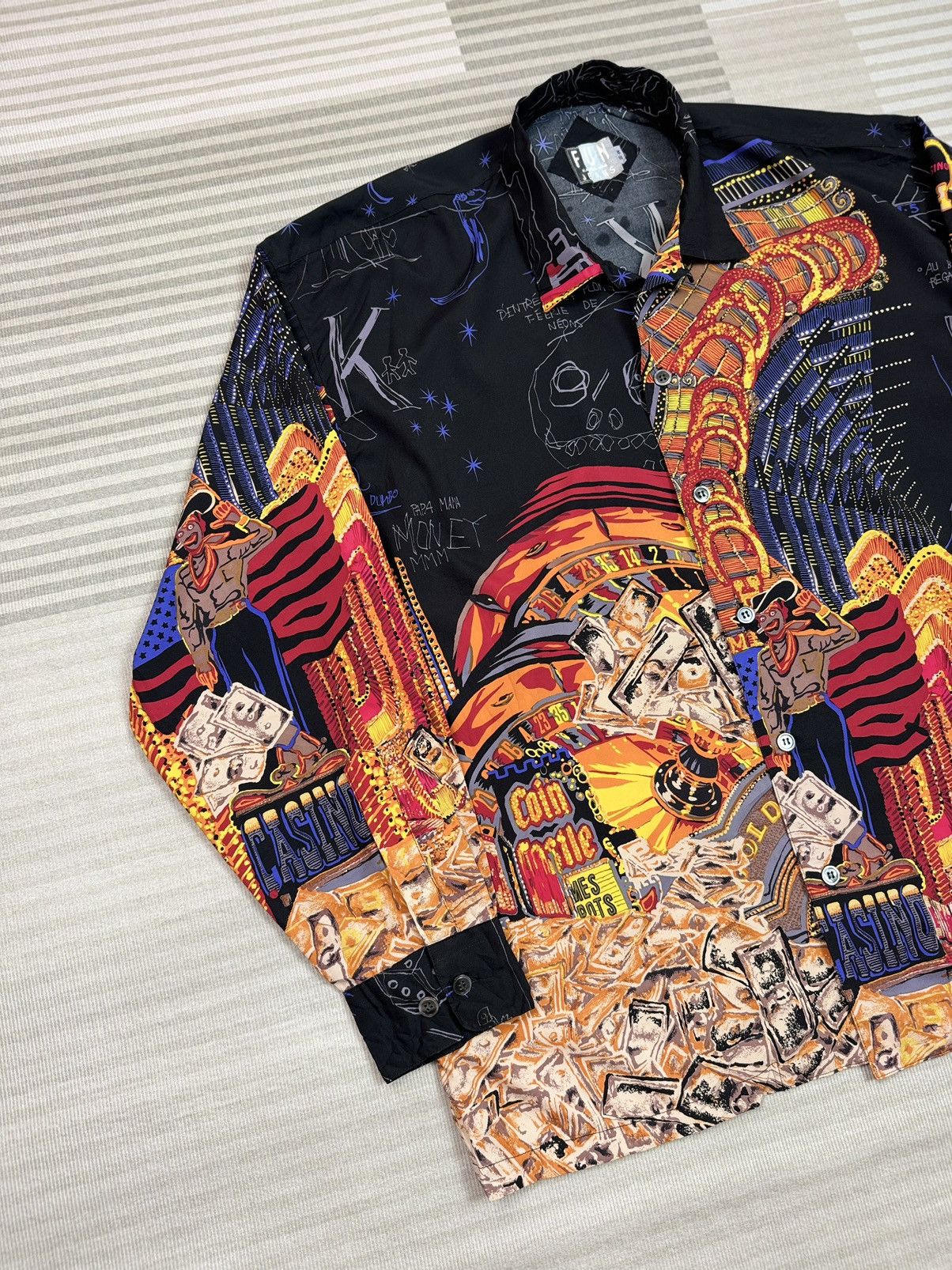 Kansai Yamamoto Kansaiman Yamamoto Button Up Shirt Vintage 90s Size US M / EU 48-50 / 2 - 2 Thumbnail
