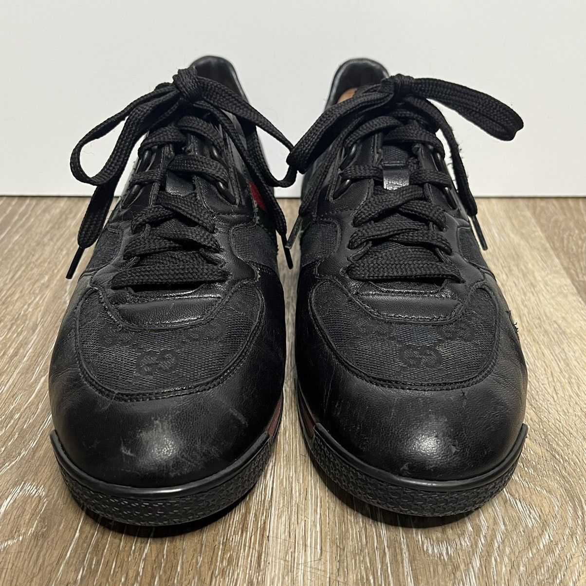 Designer × Gucci × Vintage gucci gg print trainers Size US 7 / EU 40 - 4 Thumbnail