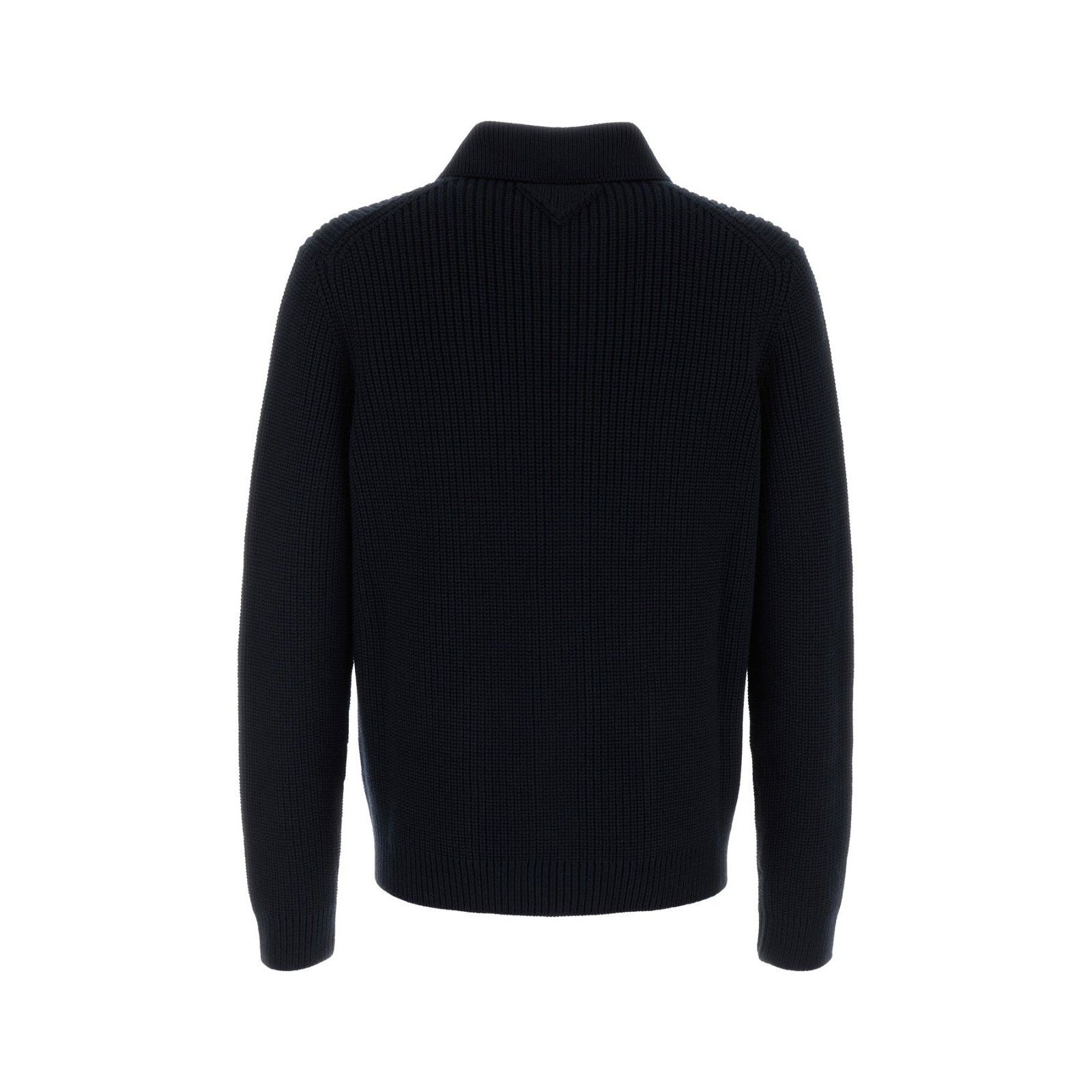 Prada PRADA Midnight Blue Wool Cardigan New & Authentic (Men's siz Size US XL / EU 56 / 4 - 2 Thumbnail
