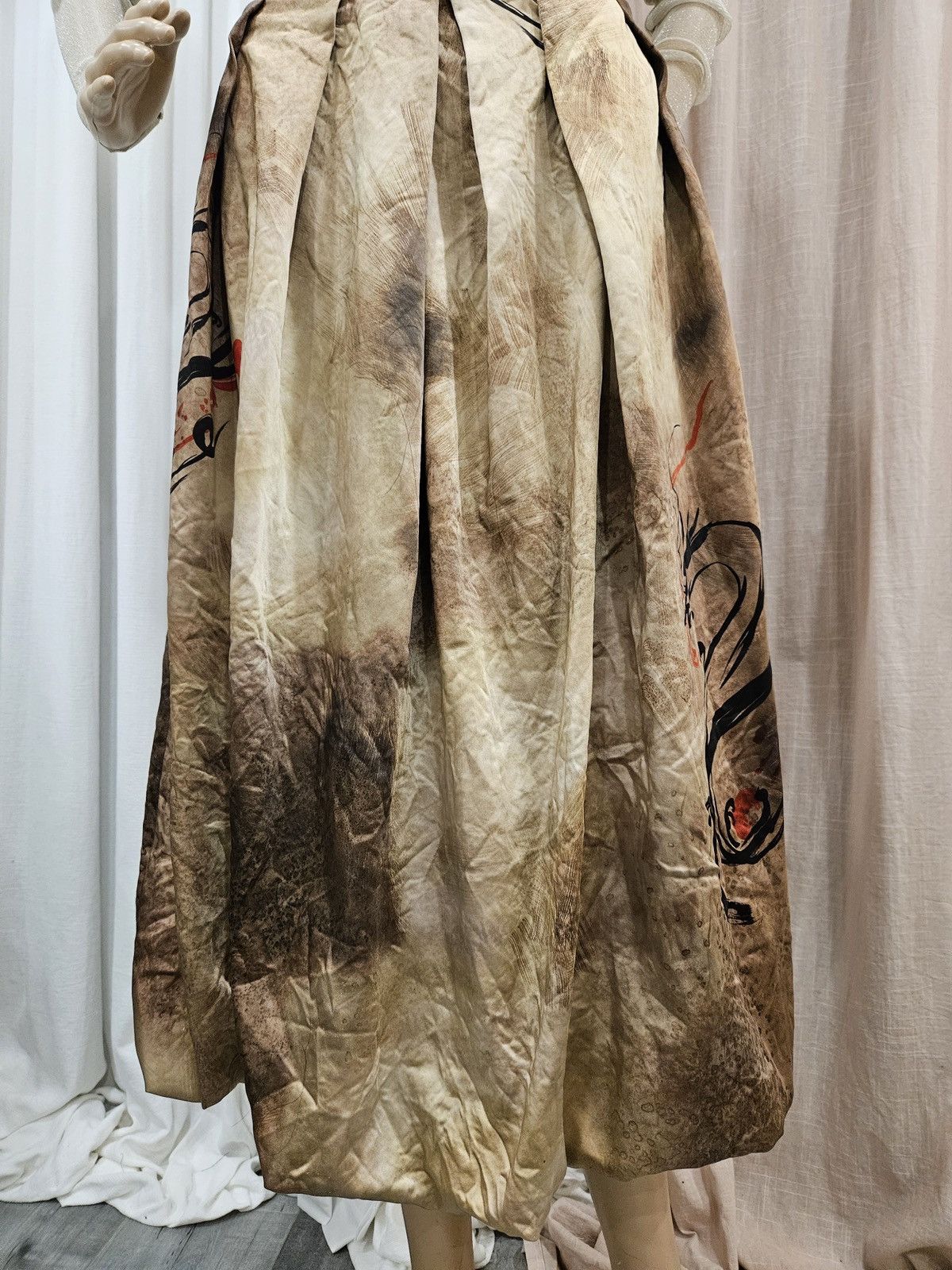 Vintage × Zara Asia Region Exclusive Limited Edition/ Printed Lantern Skirt Size 28" / US 6 / IT 42 - 2 Thumbnail
