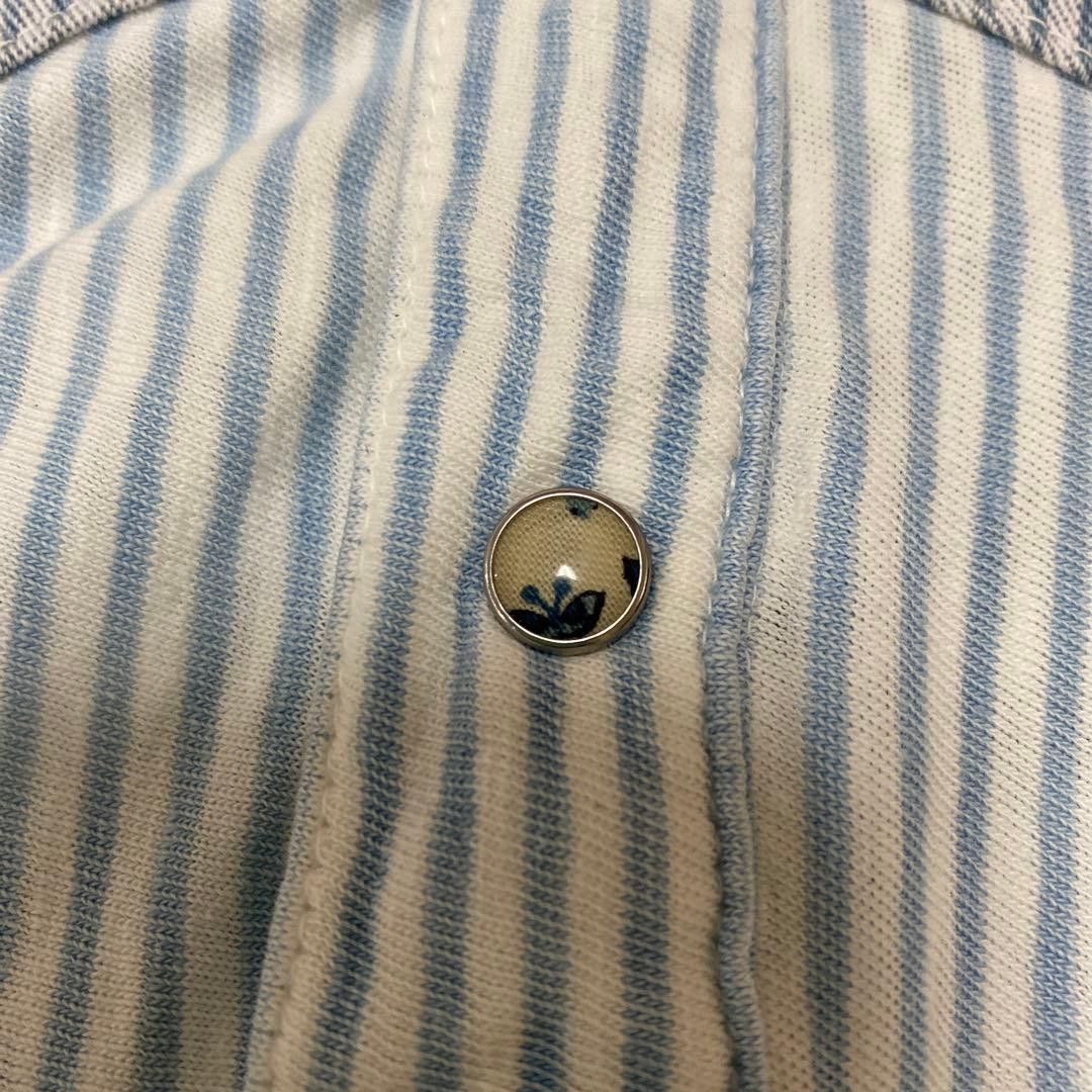 Kapital KAPITAL Polo Shirt Blue Stripe Size US S / EU 44-46 / 1 - 8 Thumbnail