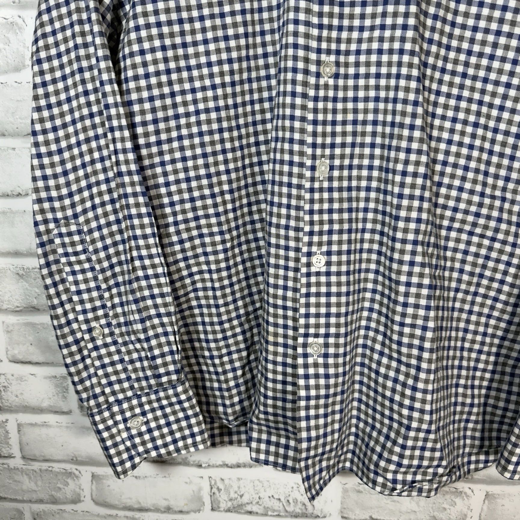 Proper Cloth PROPER CLOTH SHIRT Checkered Long Sleeve Button-Down Men L Multicolor Pattern Mens Shirt Size US L / EU 52-54 / 3 - 3 Thumbnail