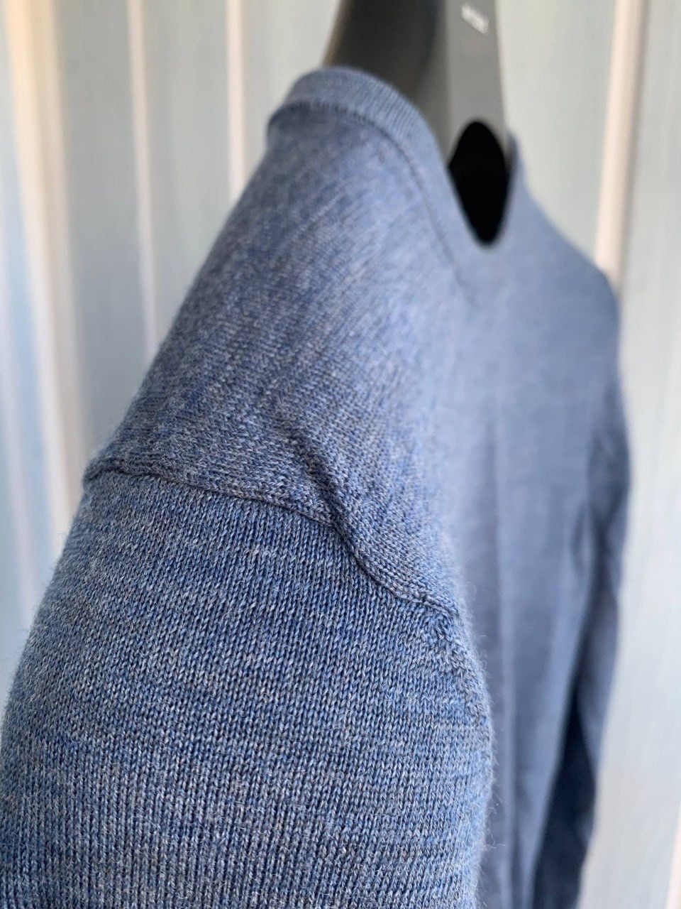 Suitsupply Suitsupply Merino Wool Blend Blue Knit Men Pullover Sweater Size US XS / EU 42 / 0 - 17 Thumbnail